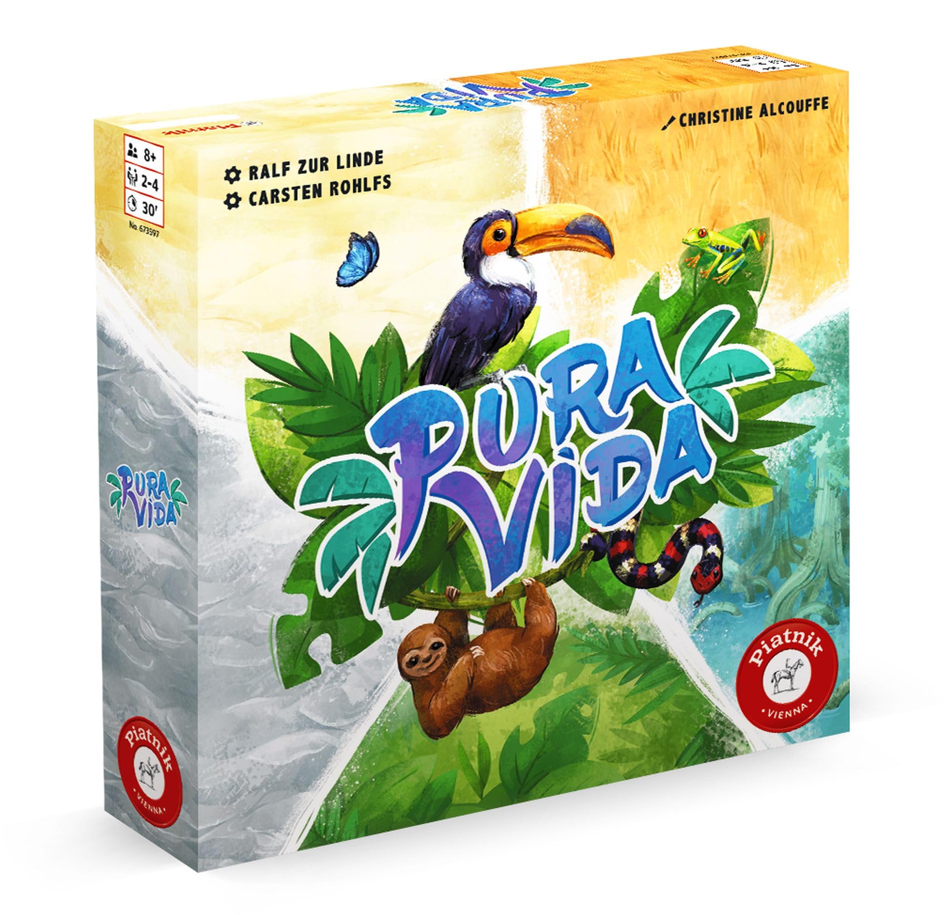 Piatnik Pura Vida Family Board Game | Ages 8+ | 2-4 Players | 30 Minute Playtime 1