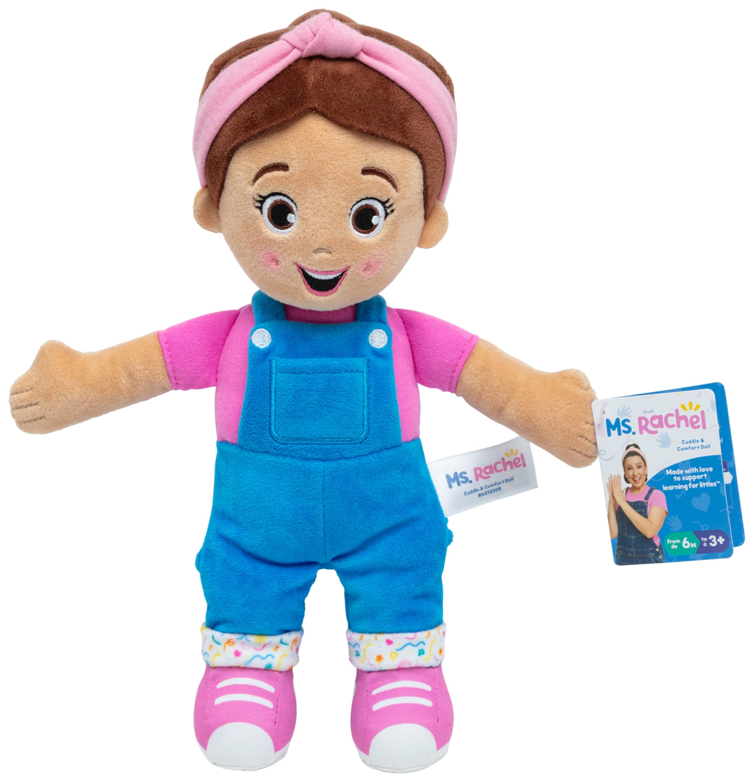 Ms. Rachel Cuddle & Comfort Doll - Soft Plush Baby Toy for Ages 6 Months+