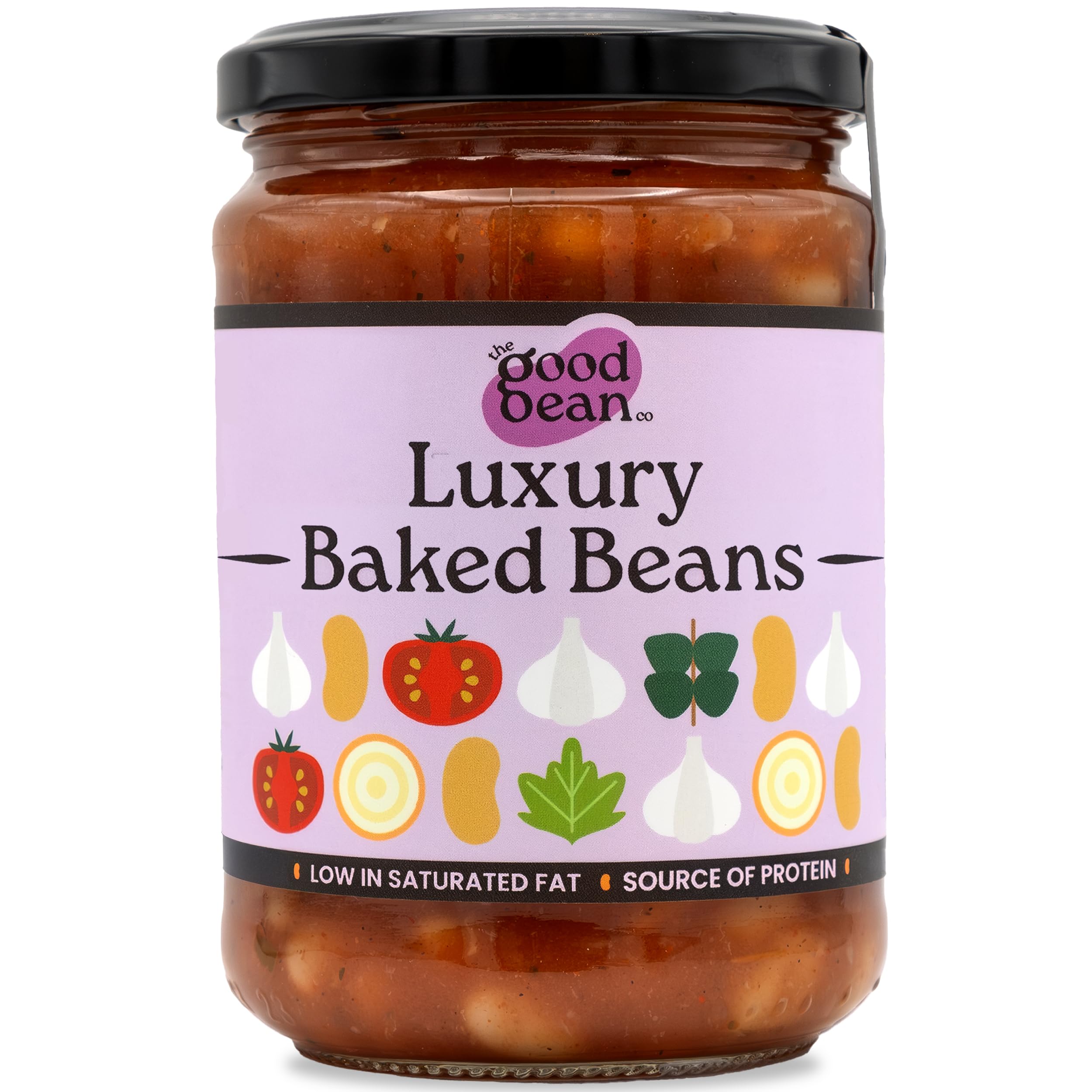 The Good Bean Company Luxury Baked Beans - Haricot Beans in Tomato Sauce | 350g