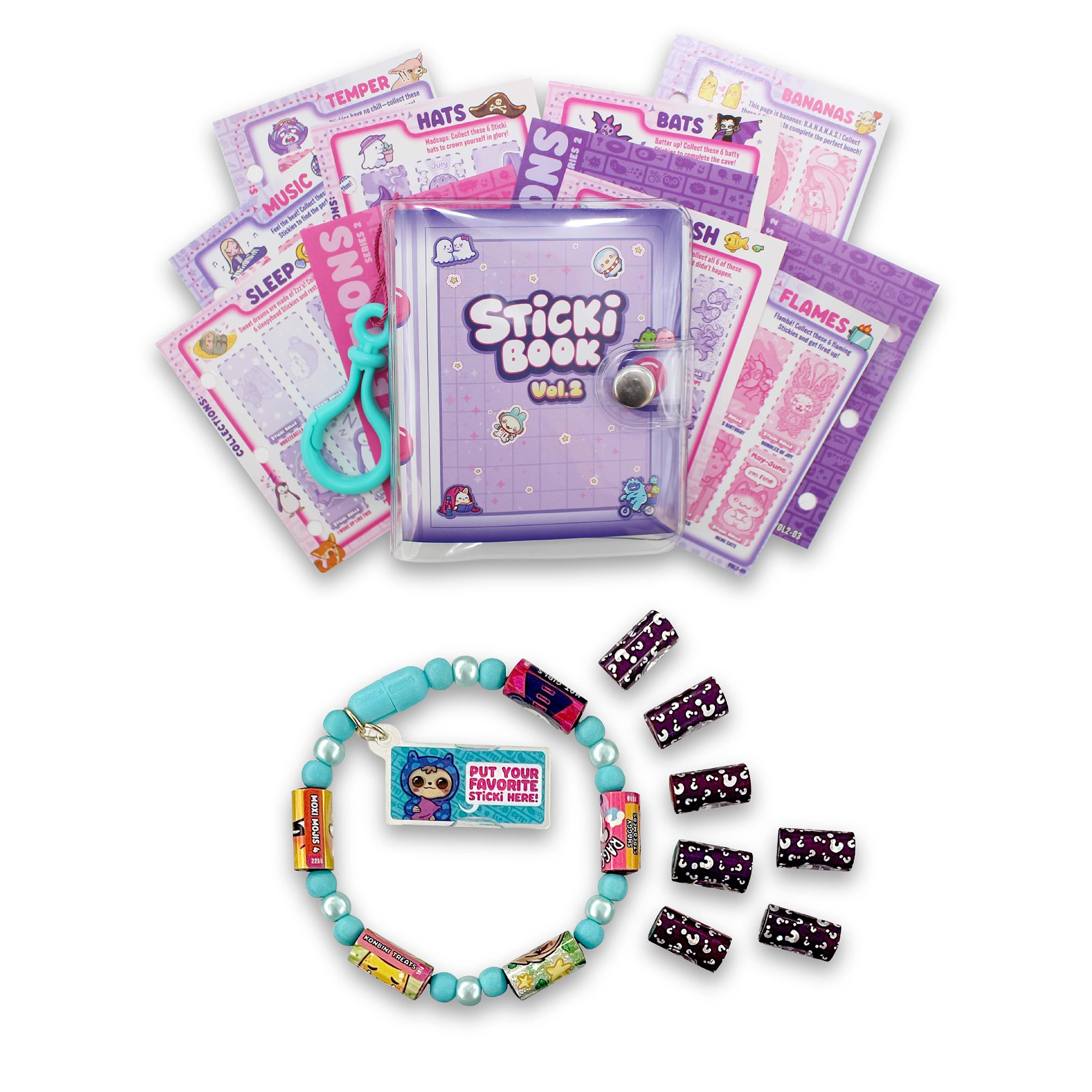 Sky Castle Sticki Rolls Series 2 - Wearable & Shareable Holographic Sticker Book