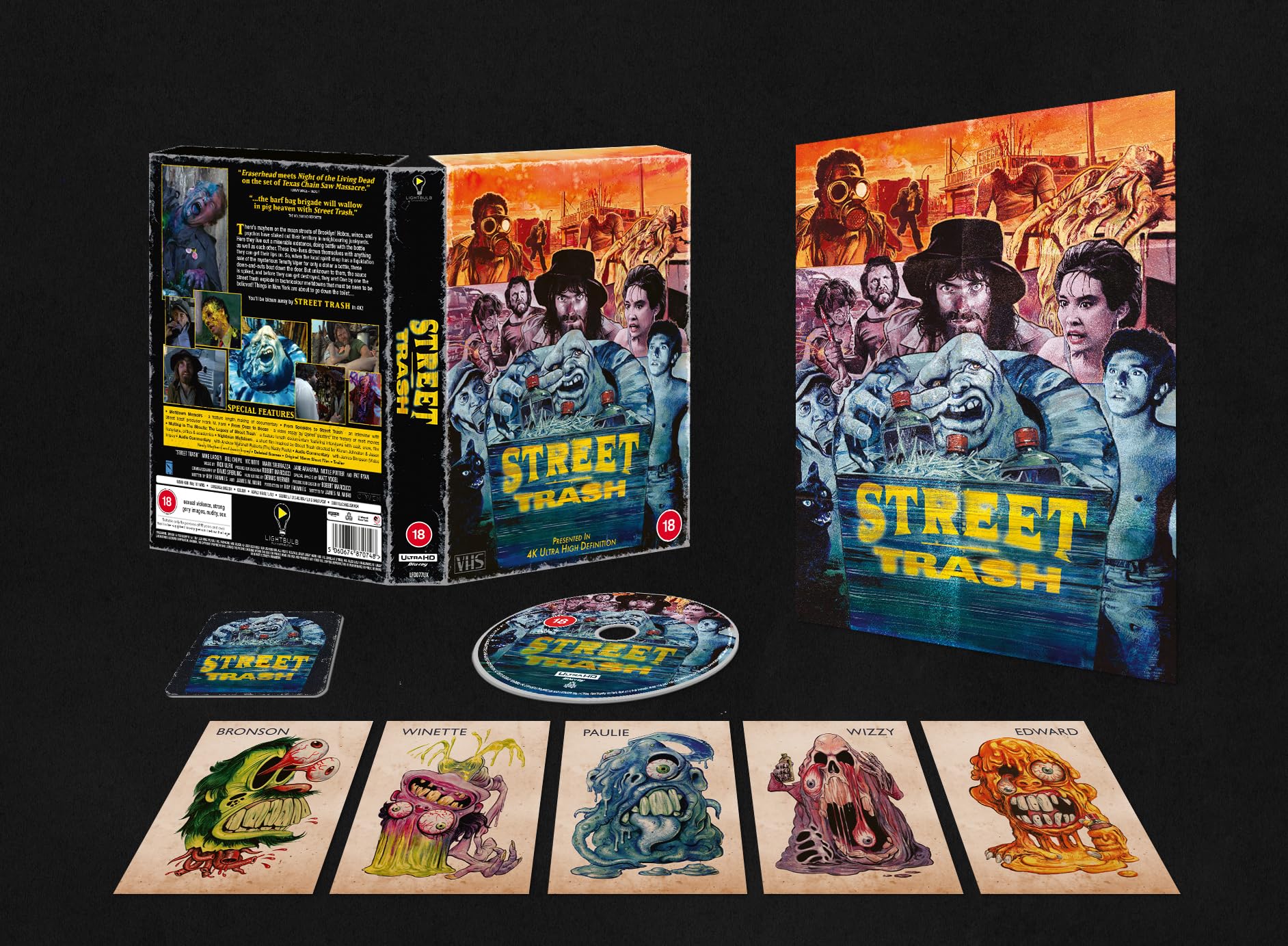 Street Trash: Limited Collector's Edition VHS Box [4K UHD] [Region Free / A