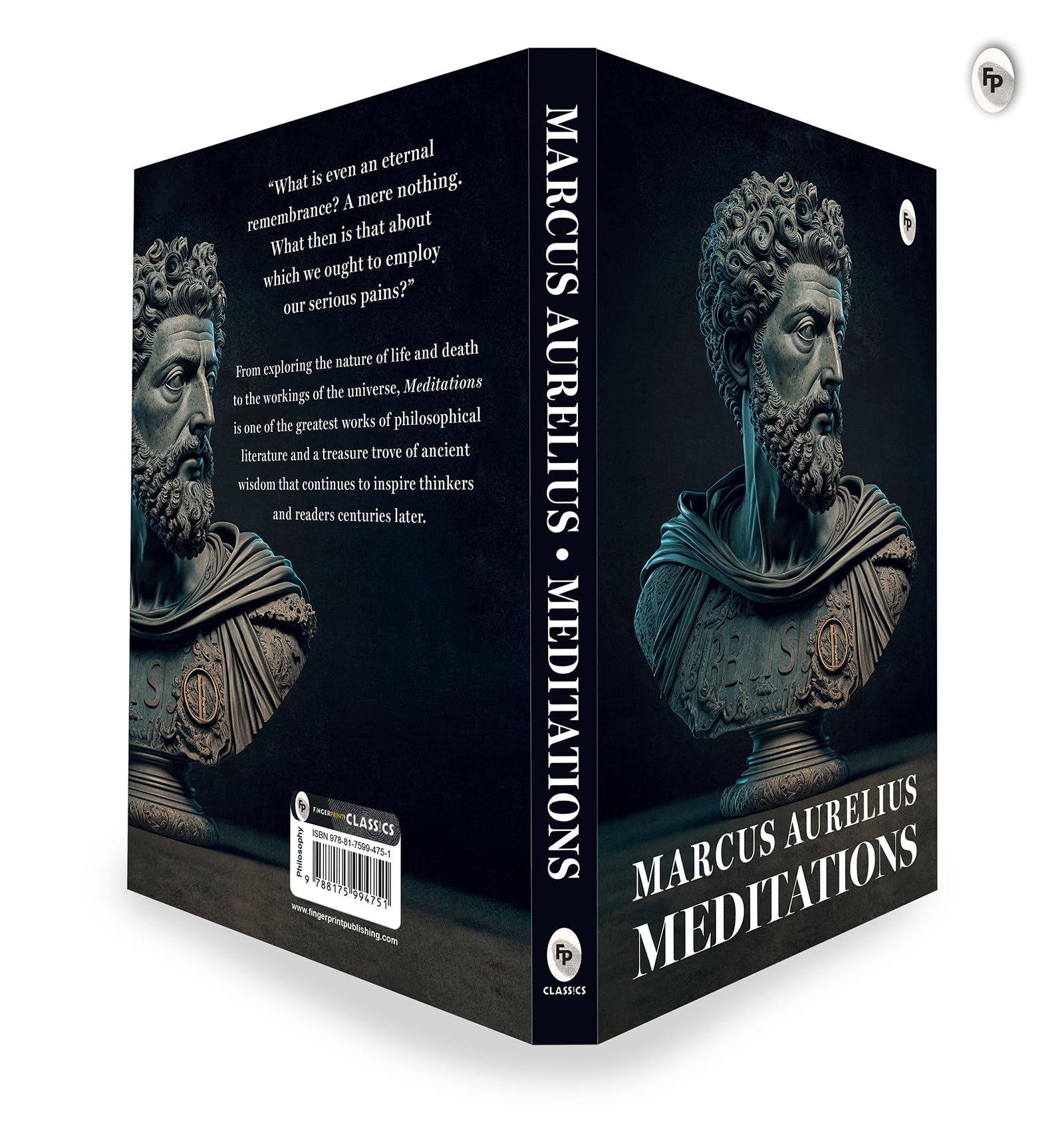 FINGERPRINT with FP logo Meditations by Marcus Aurelius | Paperback Reprint | English 4