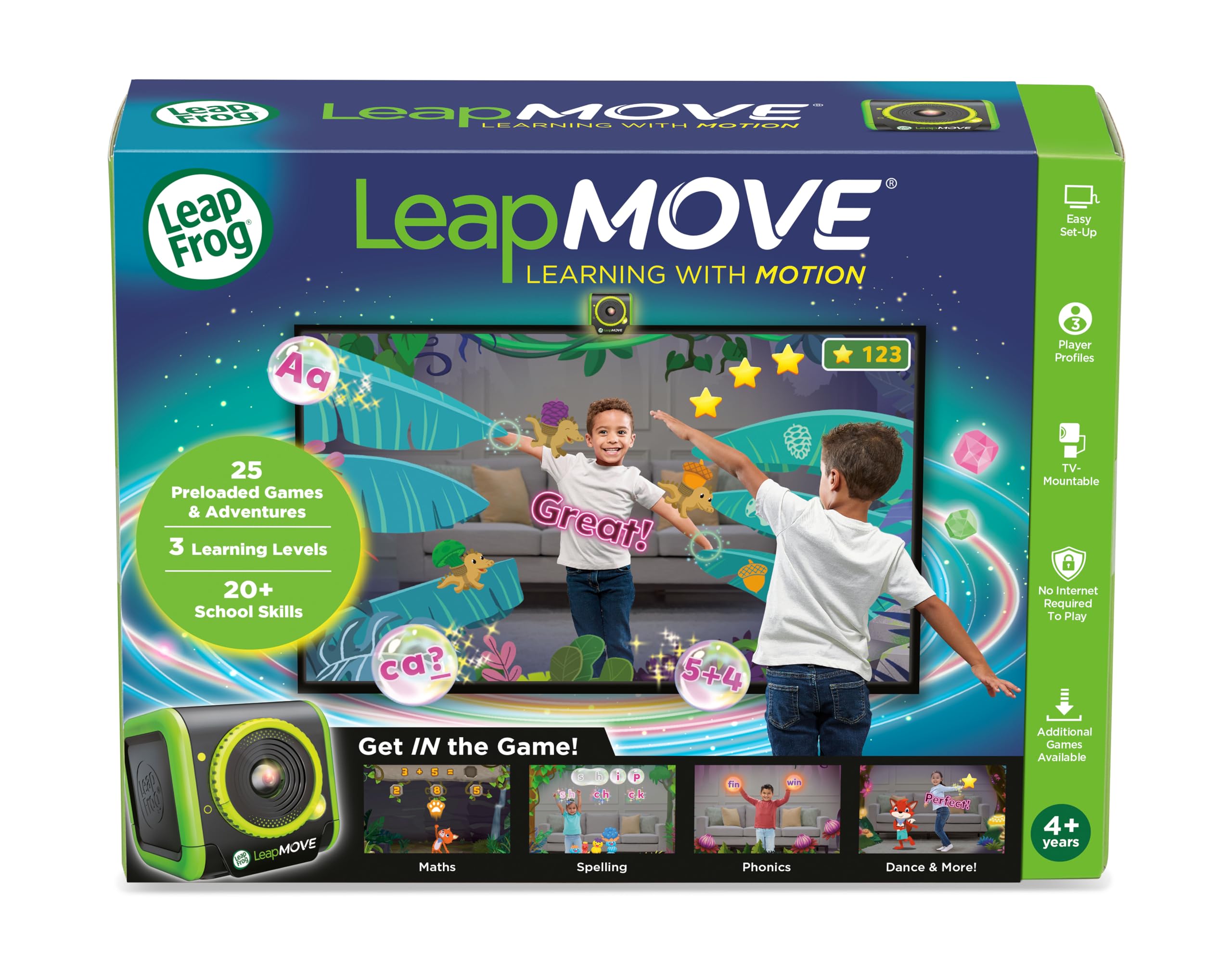 LeapFrog LeapMove - Motion-Based Educational Gaming Console for Kids 4-7 Years 9
