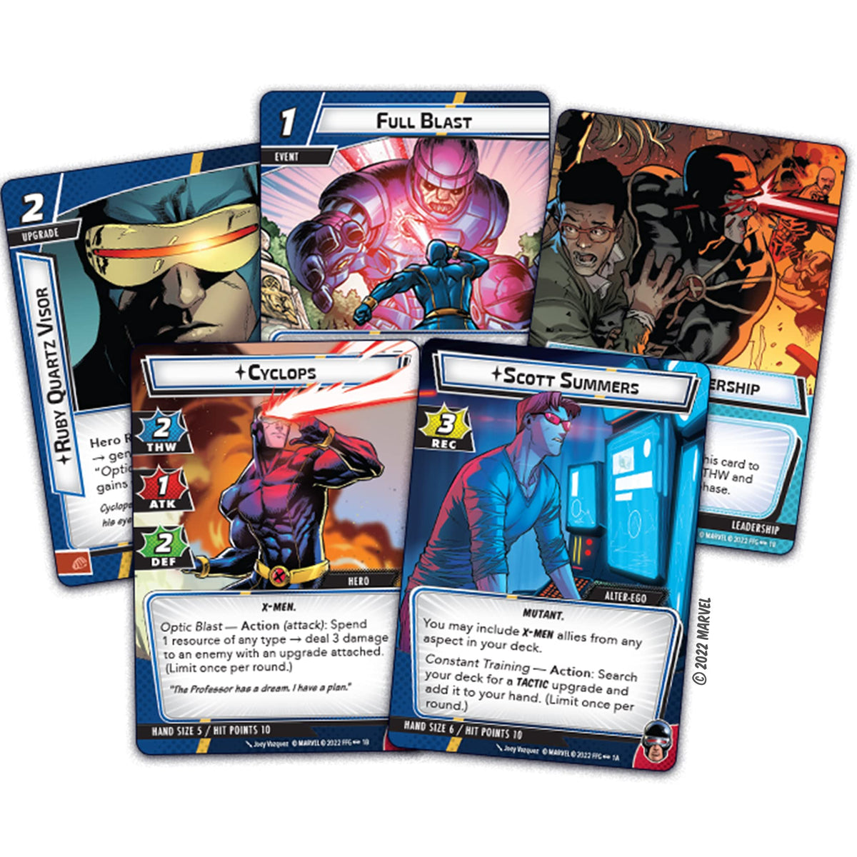Fantasy Flight Games Marvel Champions Cyclops Hero Pack Expansion | Ages 14+ | 1-4 Players