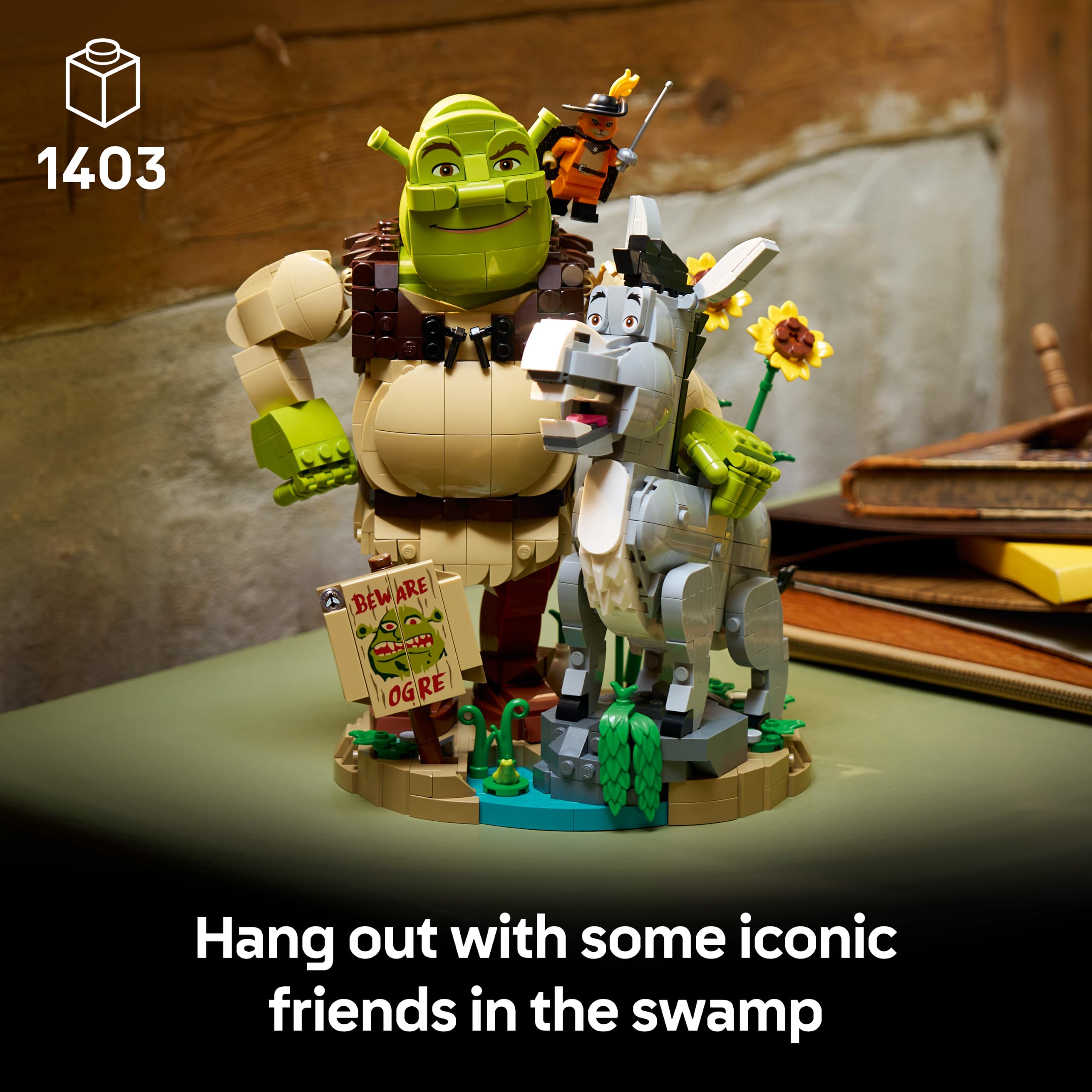 LEGO Shrek, Donkey & Puss in Boots 72423 Building Set | Ages 18+ | 1490g 2
