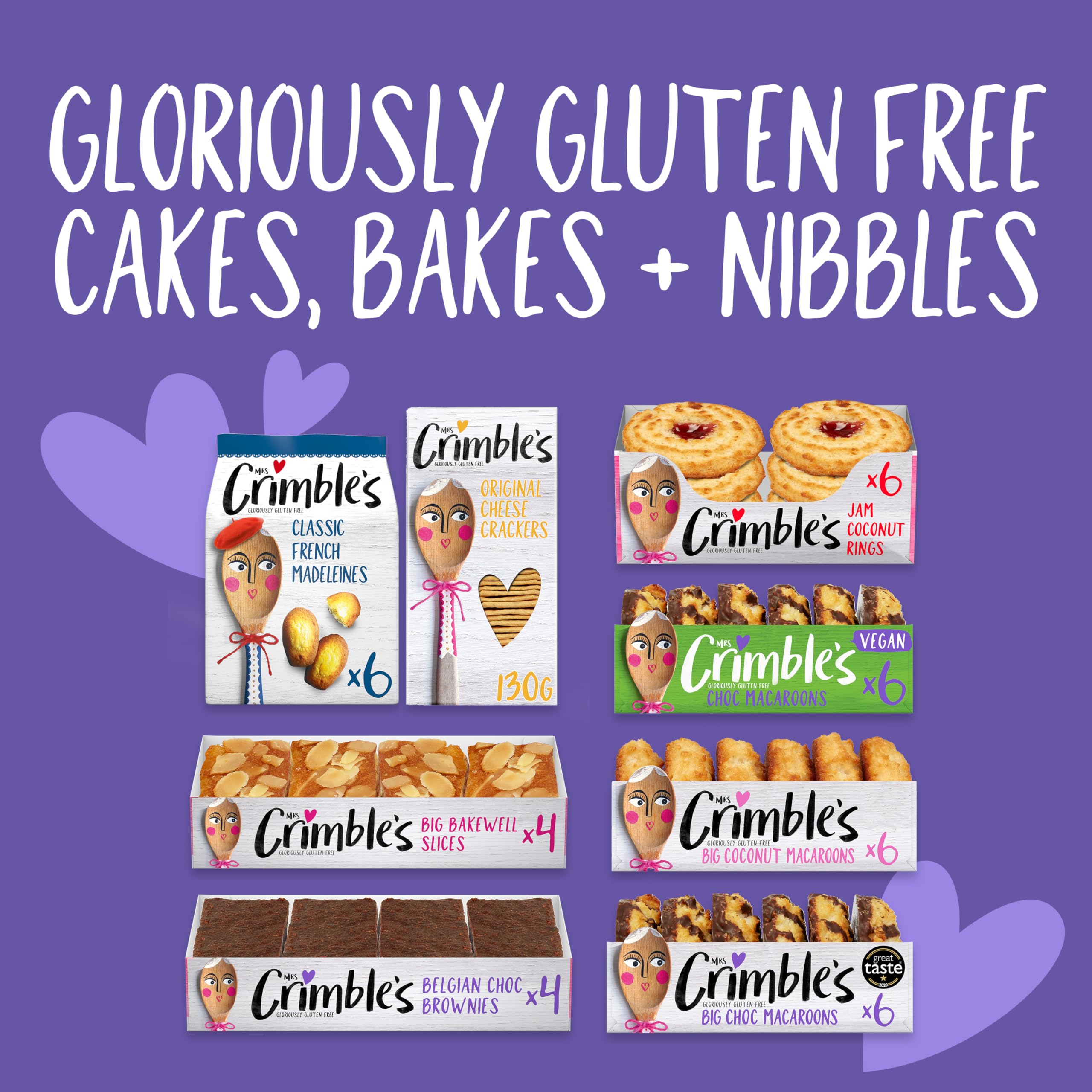 Mrs Crimbles 6 Large Chocolate Macaroons, 195g - Gluten Free, Moist Coconut Cookies with Cocoa 12