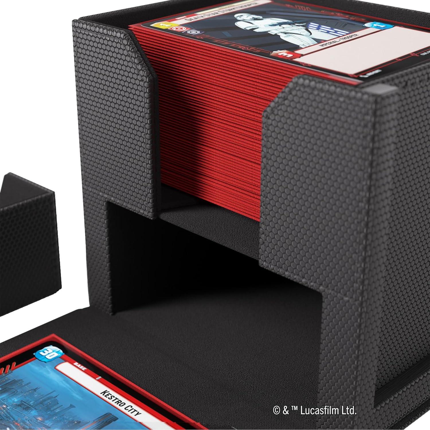 Gamegenic Star Wars Unlimited Deck Pod - Black Card Game Accessory 6