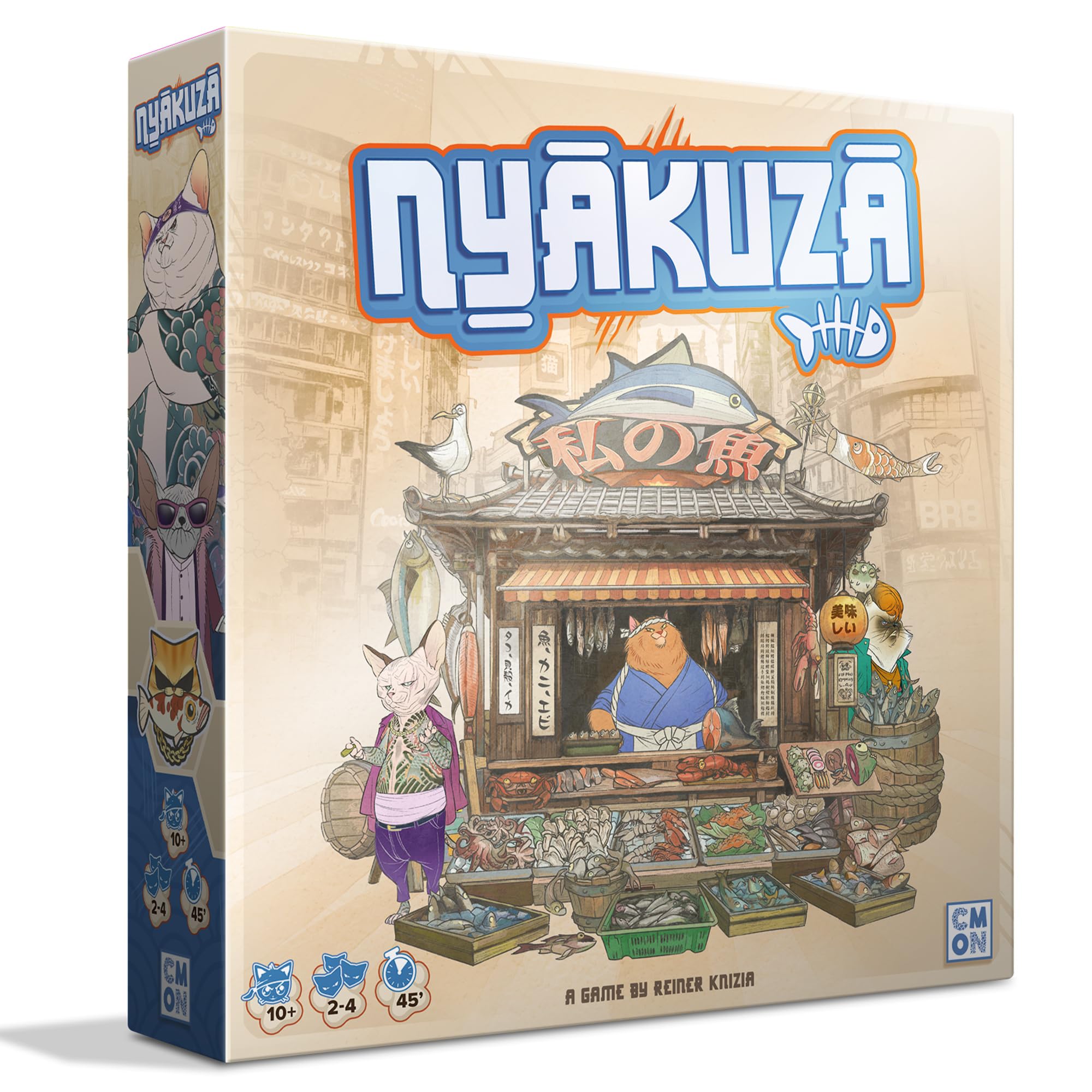 CMON Nyakuza Family Strategy Game – Ages 10+, 2-4 Players, 45-Minute Playtime
