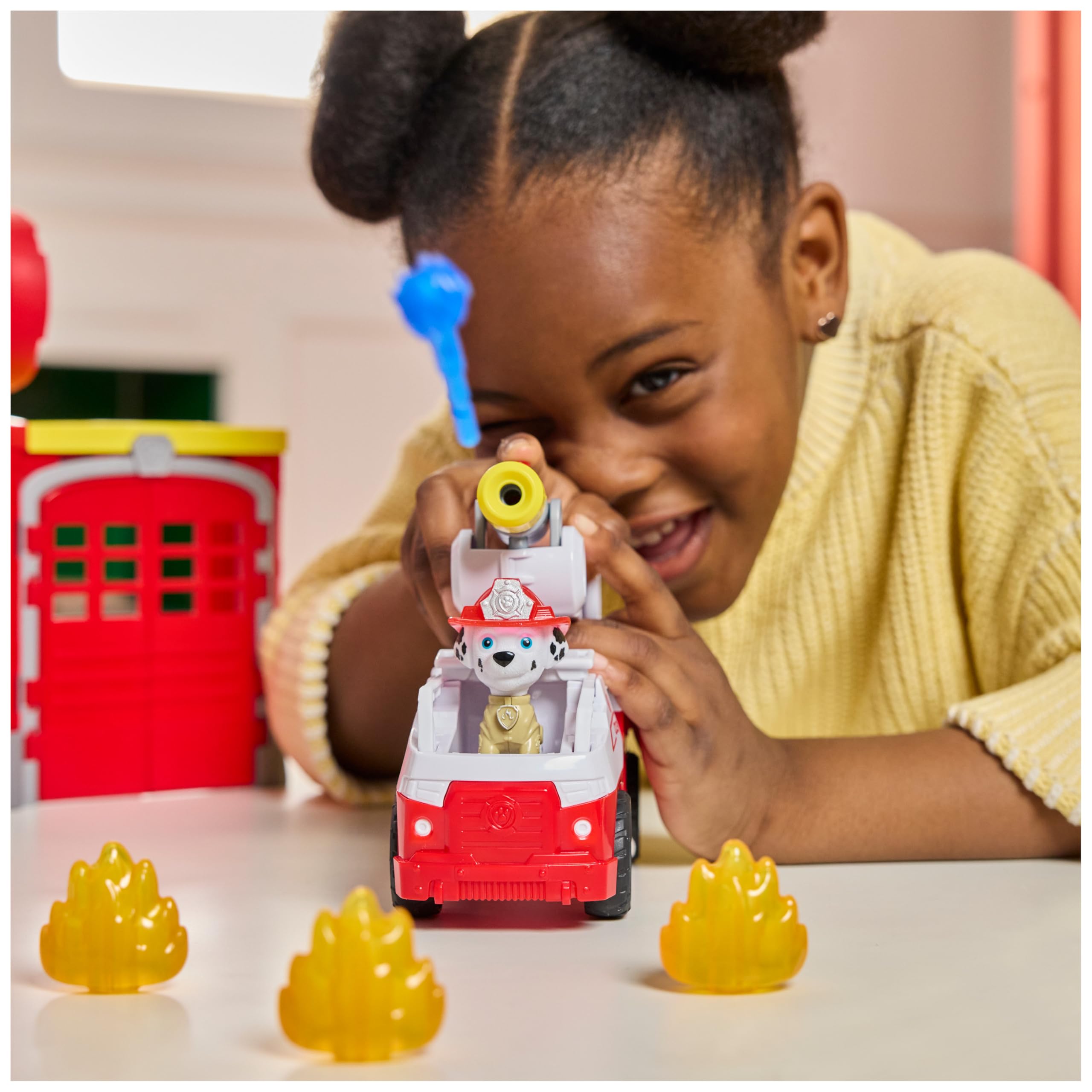 PAW Patrol Fire Rescue Command Center with Marshall Figure - Playset for Ages 3-9 7