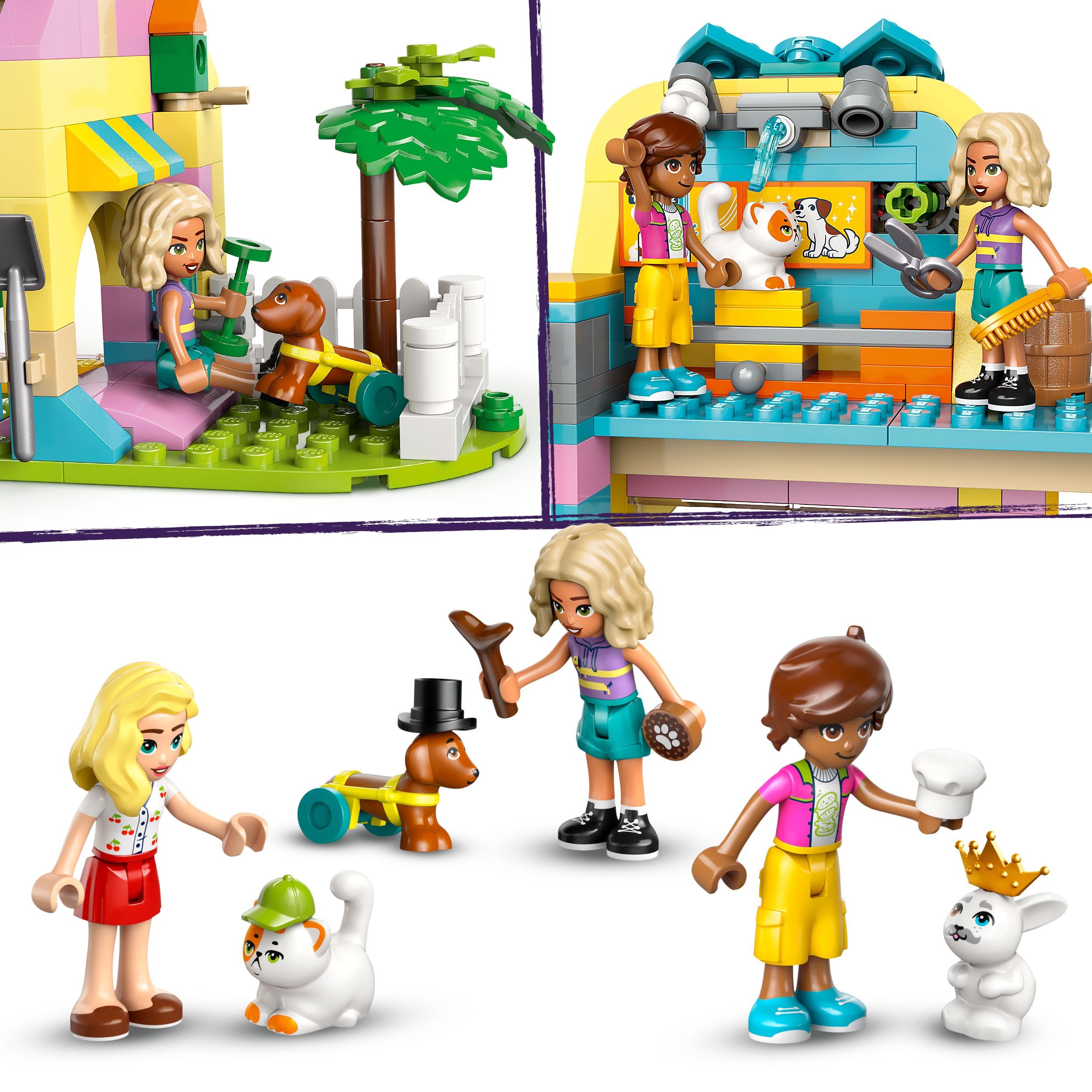 LEGO Friends Pet Accessories Shop Set - Animal Building Toy Playset with 2 Mini Dolls, 375 Pieces 6