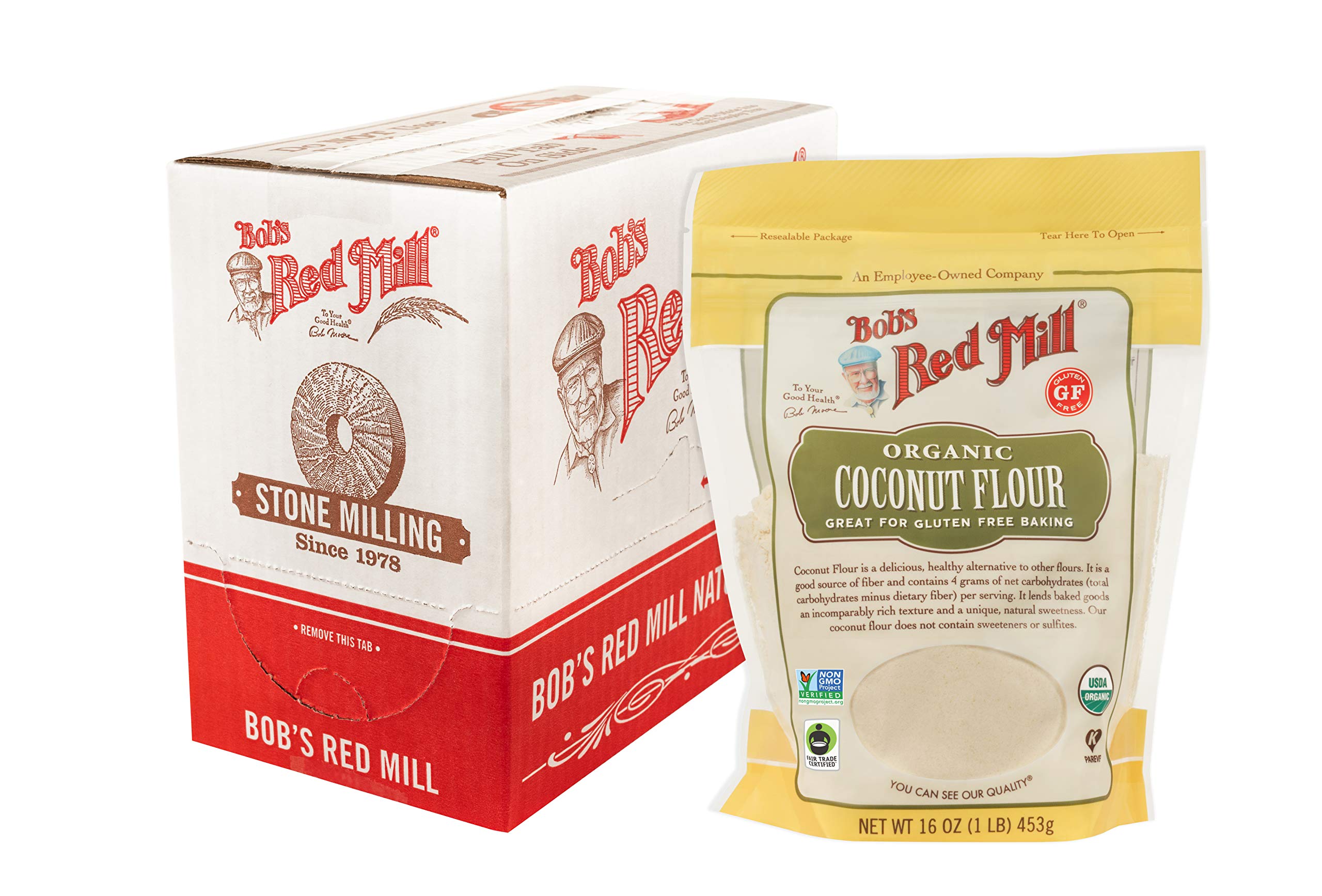 Bob's Red Mill Organic Coconut Flour 453g - Non GMO, Fair Trade, Vegan, Keto & Paleo Friendly 3