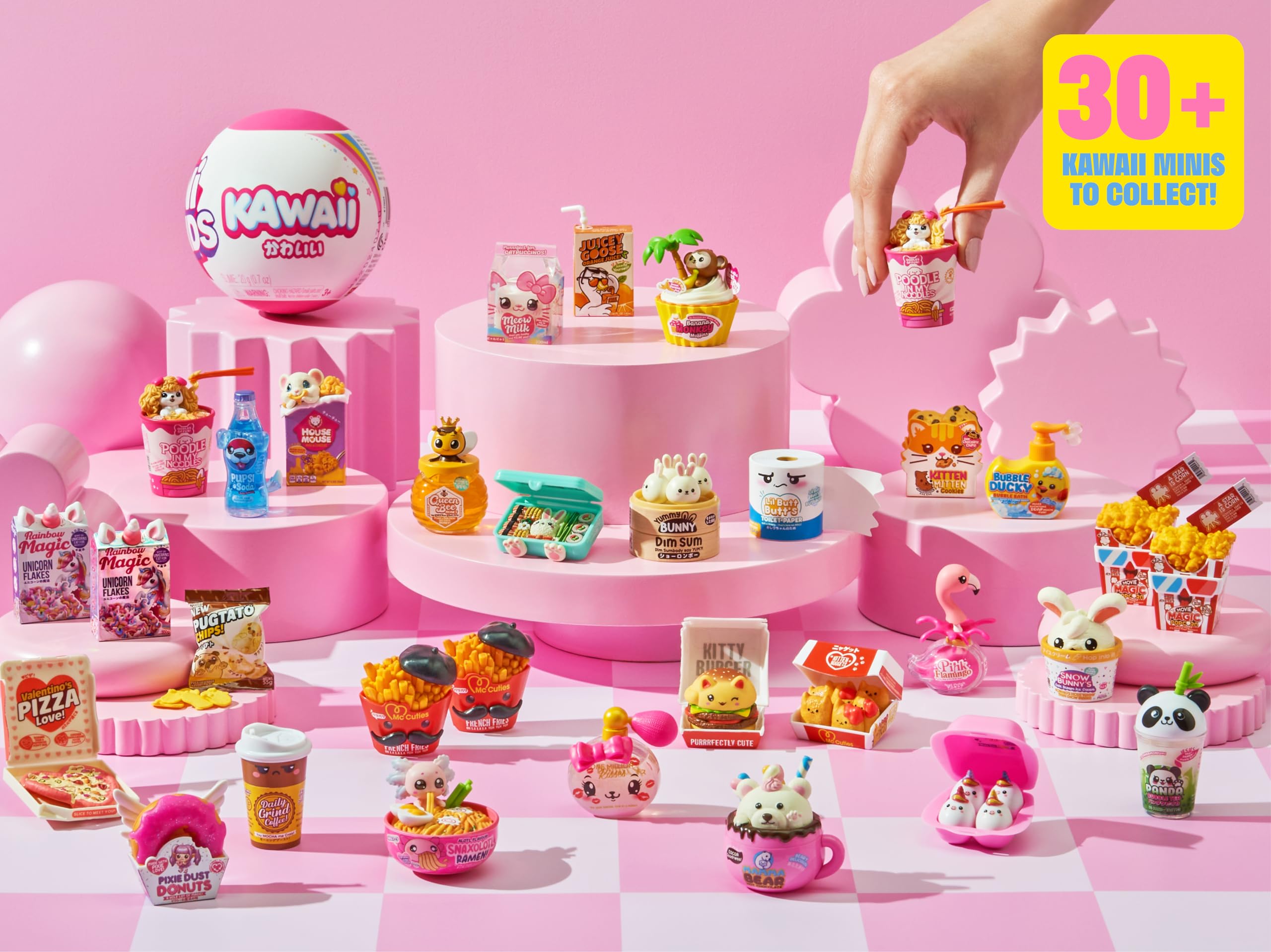 Mini Brands Kawaii Capsule 2 Pack - Scented & Interactive Collectible Minis for Kids 3+ 8