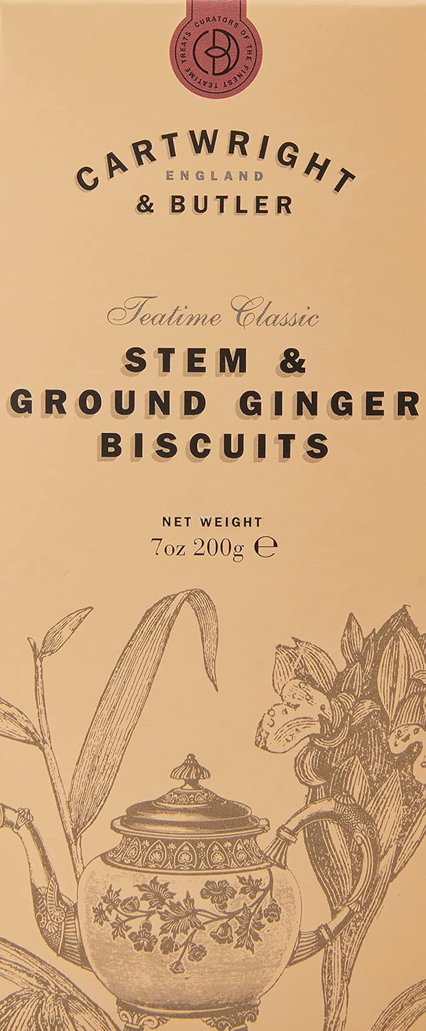 Cartwright & Butler - Stem Ginger Biscuits in 200g Carton