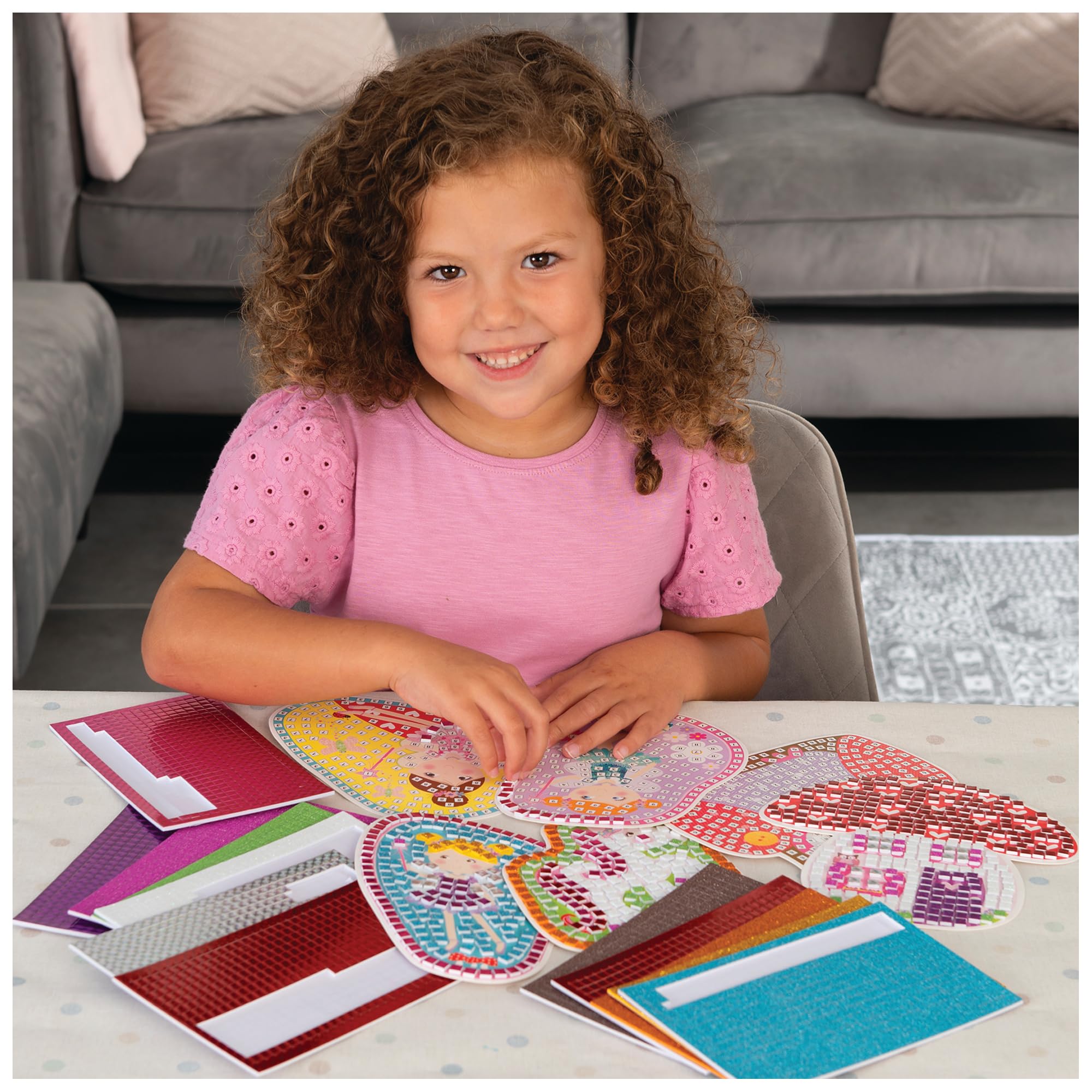 Galt Fairy Sparkle Mosaics Kids Craft Kit - Multi 10