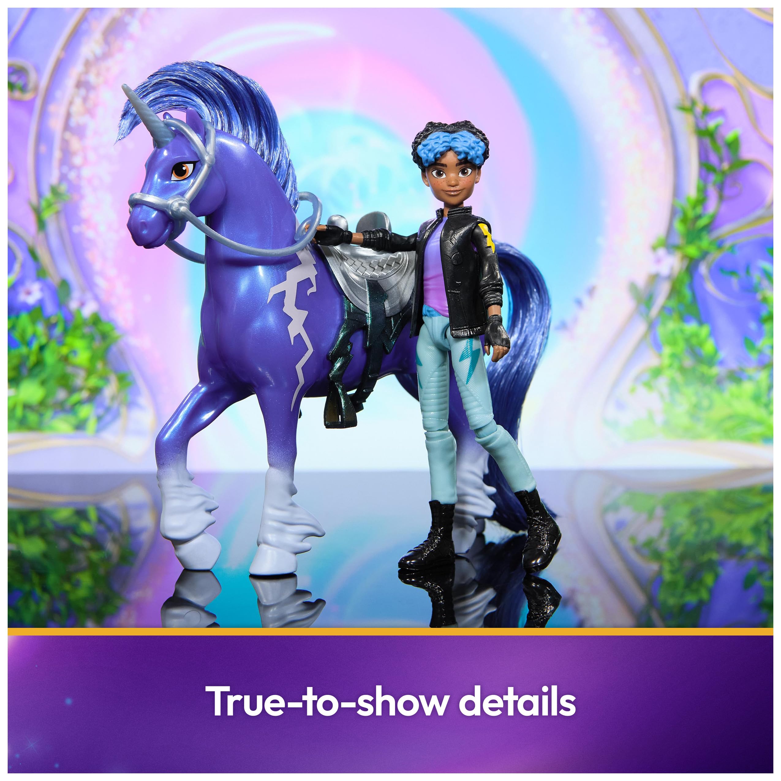 Unicorn Academy Rory and Unicorn Storm Set - 12cm Action Figures with Articulation and Styling Brush 6