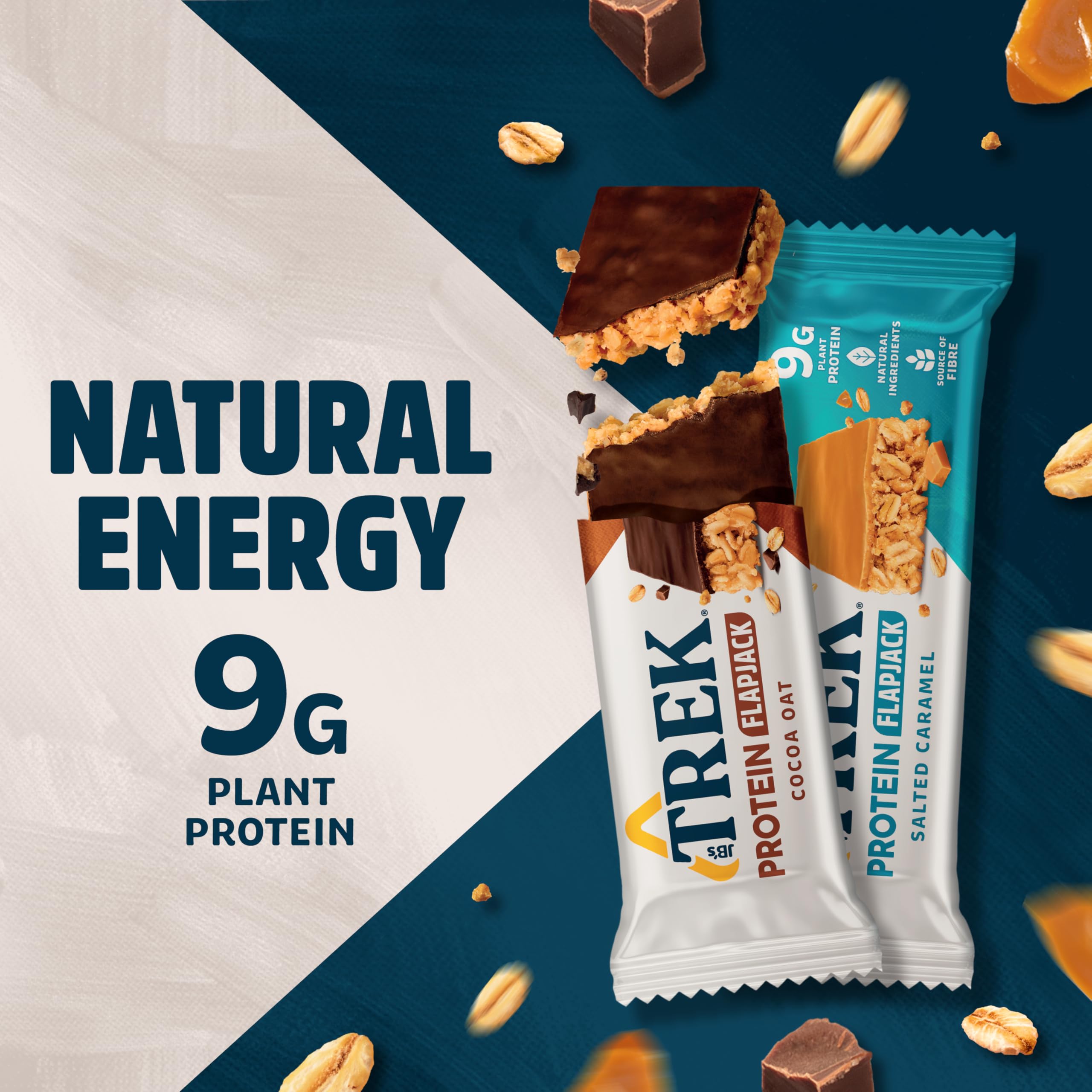 JB's TREK Protein Flapjack - Cocoa Coconut | Plant-Based | Gluten Free | 3 Servings 2