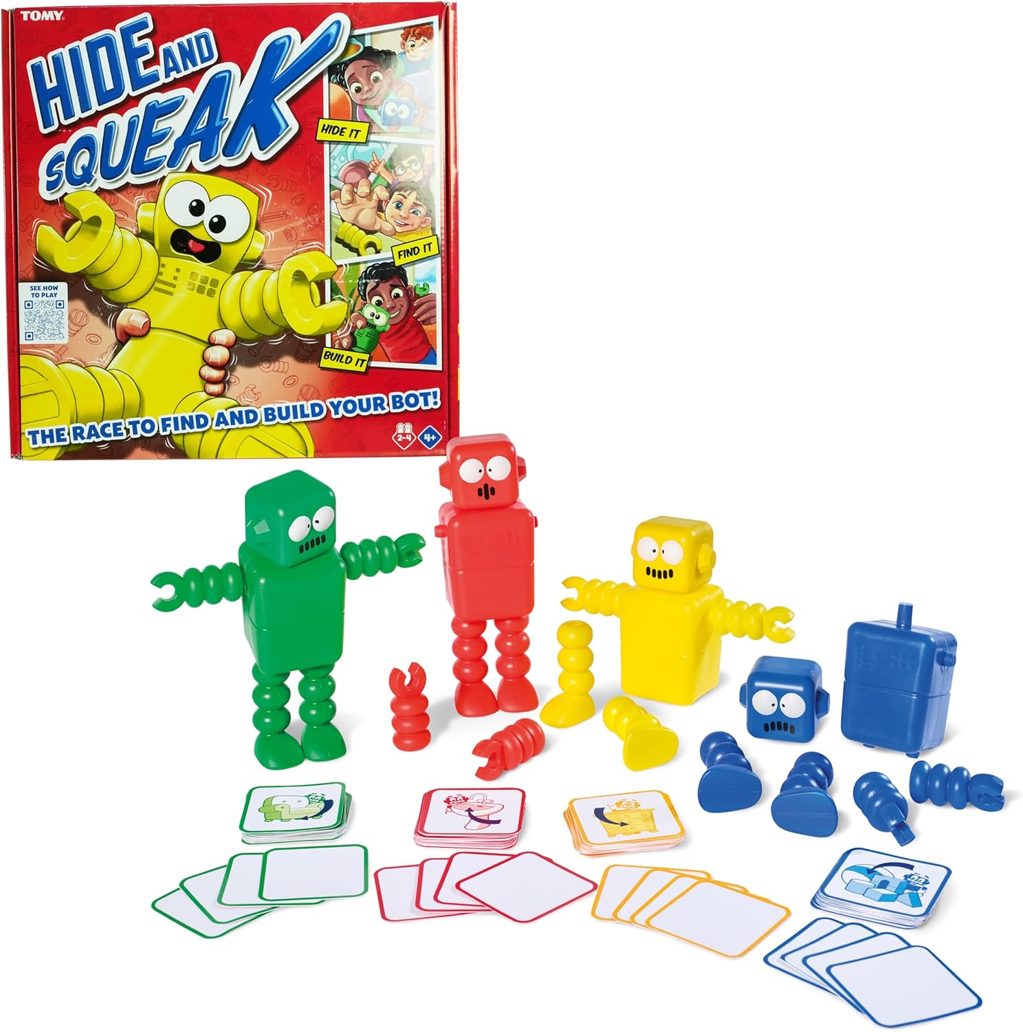 TOMY Hide and Squeak Robots Board Game