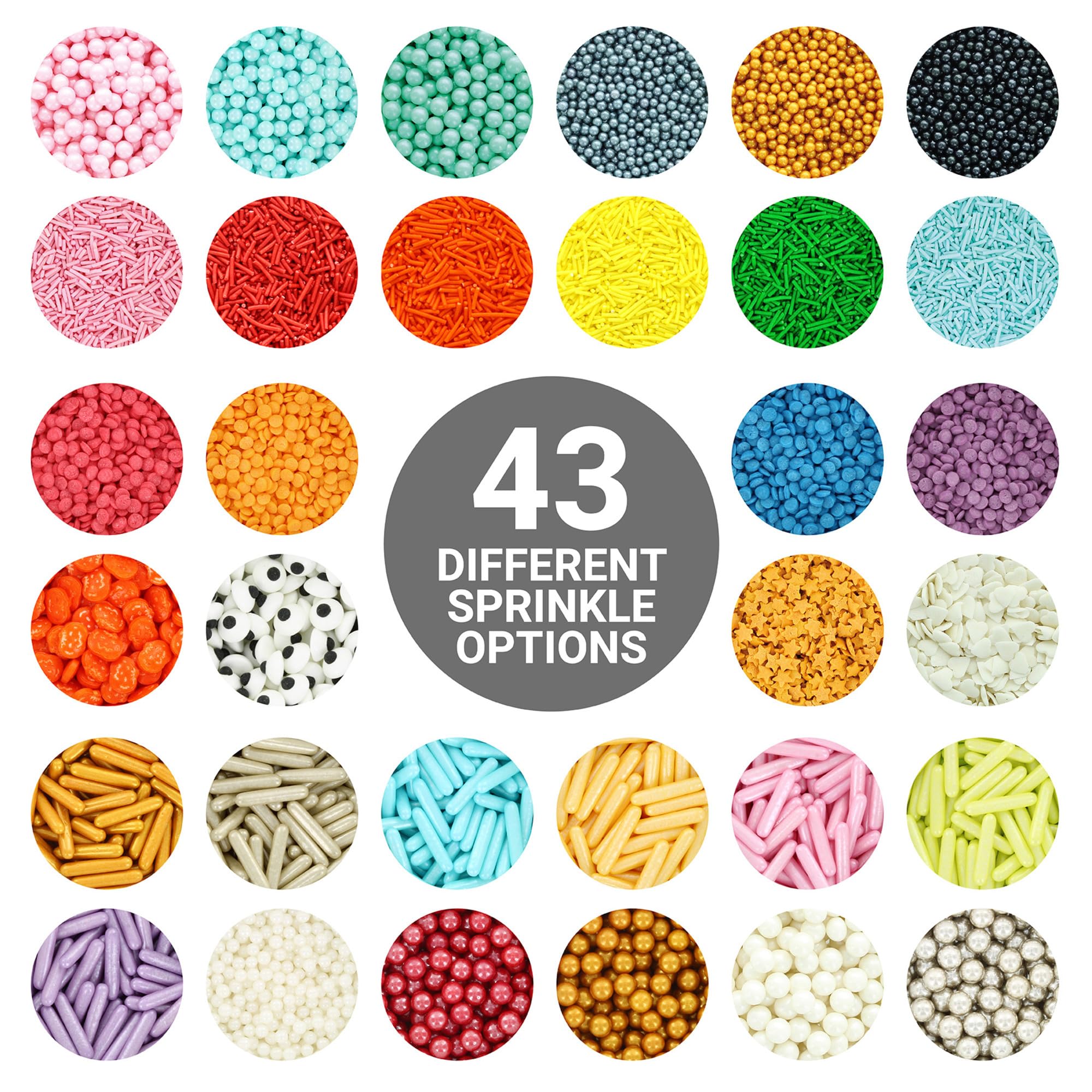 Culpitt Select Edible Pearls - White 7mm Beads for Cake Decorating | 500g Pouch 5