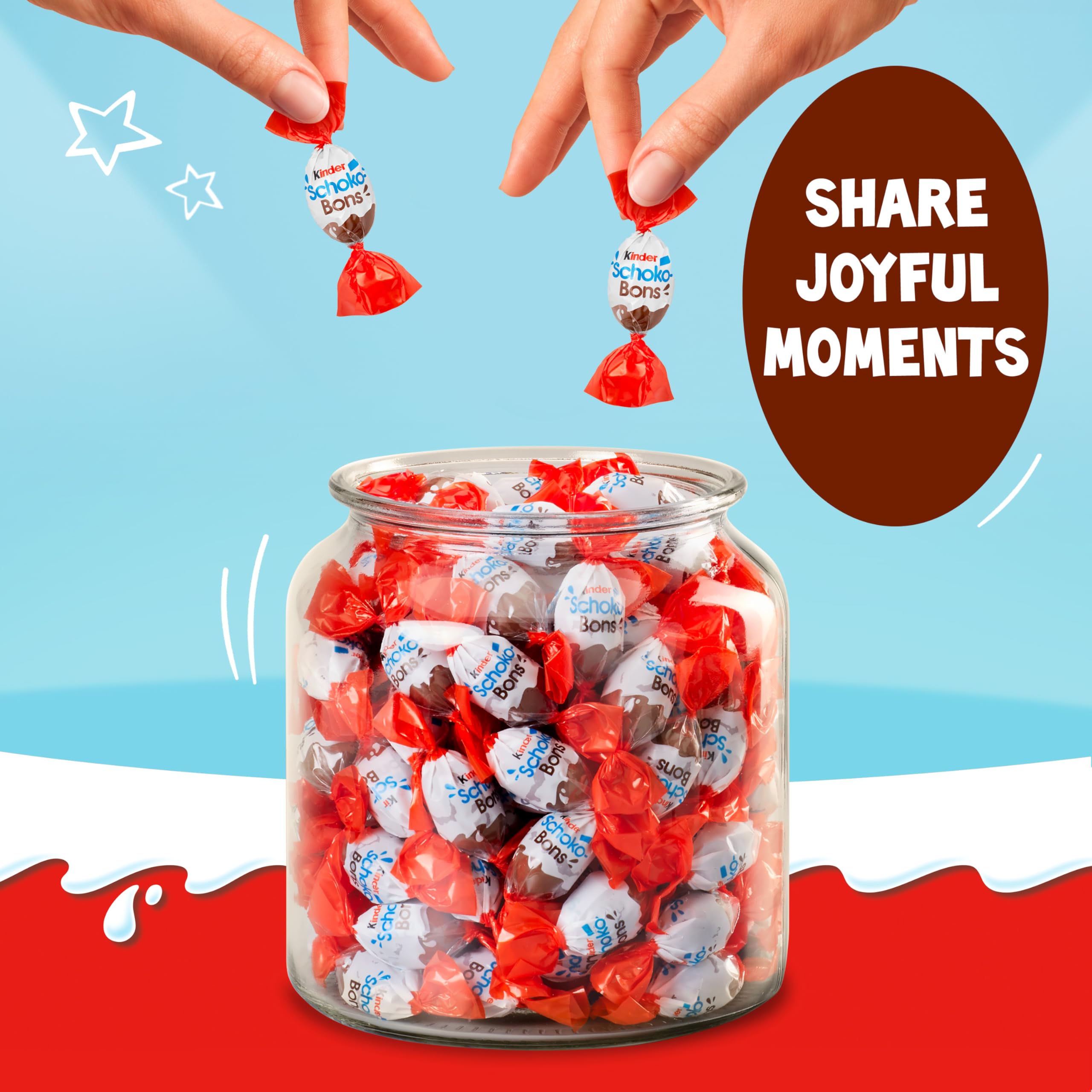 Kinder Schokobons 200g Milk Chocolate with Creamy Filling 4