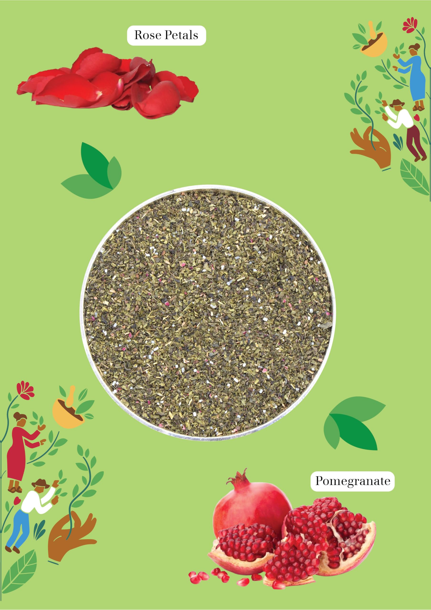 English Tea Shop - Green Tea & Pomegranate - 20 Compostable Tea Bags 4