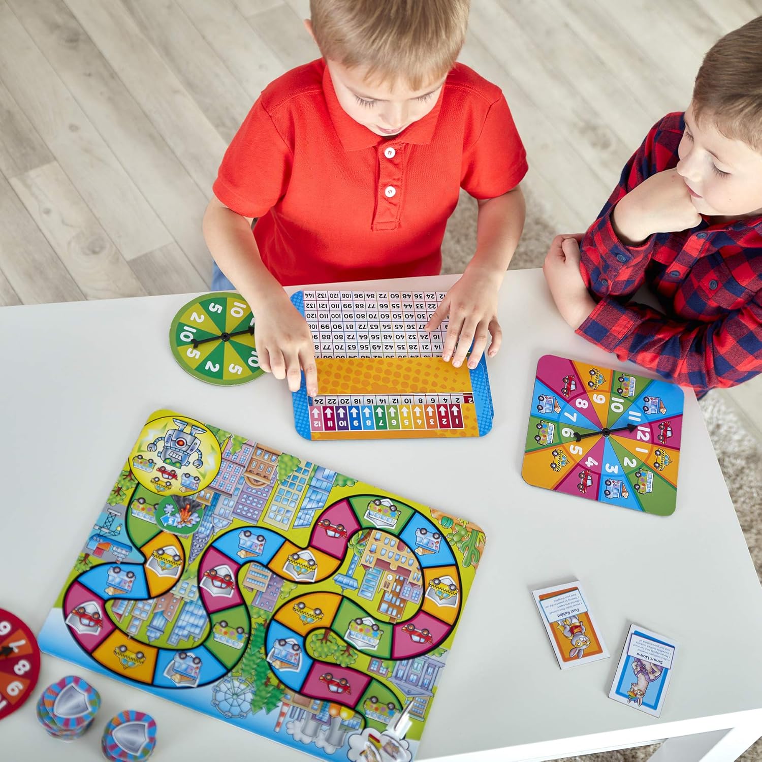 Orchard Toys Times Tables Heroes Maths Game for Children to Learn and Practise T 10