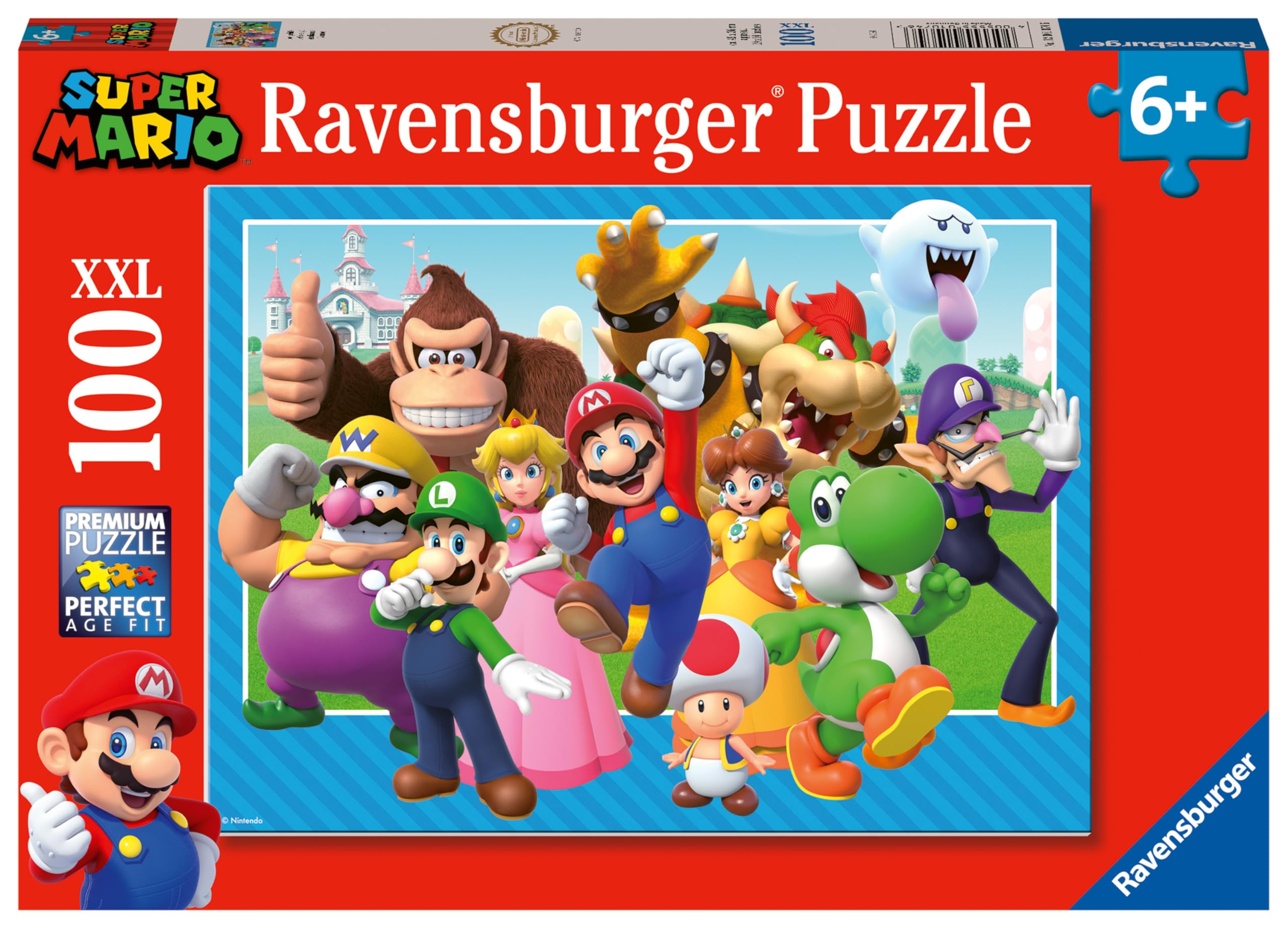 Ravensburger Super Mario Brothers Jigsaw Puzzle - 100 XXL Pieces for Ages 6+