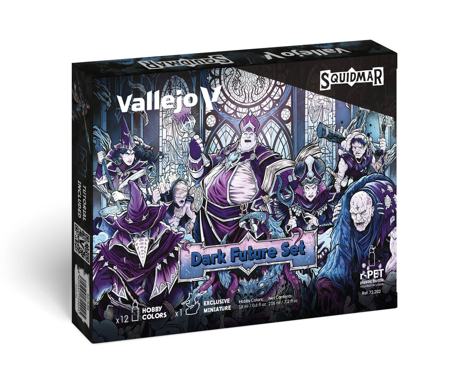 Vallejo VAL72202 Model Paint Set - Acrylic, Multicoloured, 216ml Size | Includes Exclusive Figure
