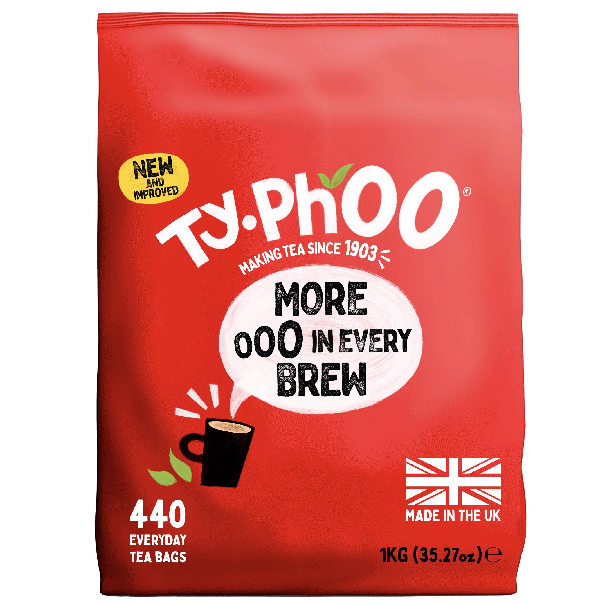 Typhoo One Cup Tea Bag 440 Count 4