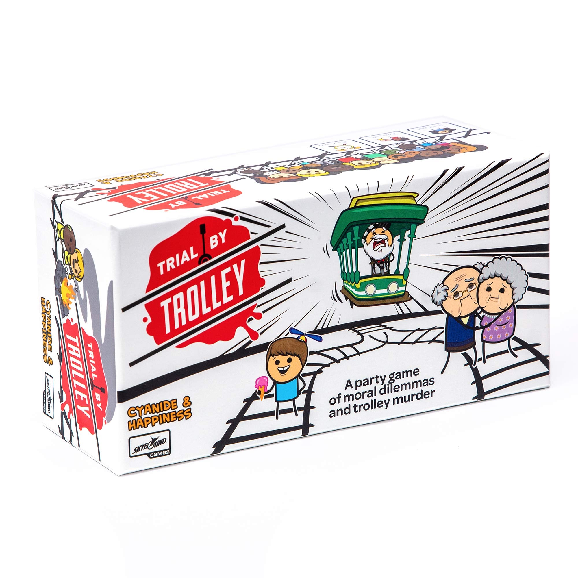 Lucky Duck Games Trial by Trolley Card Game