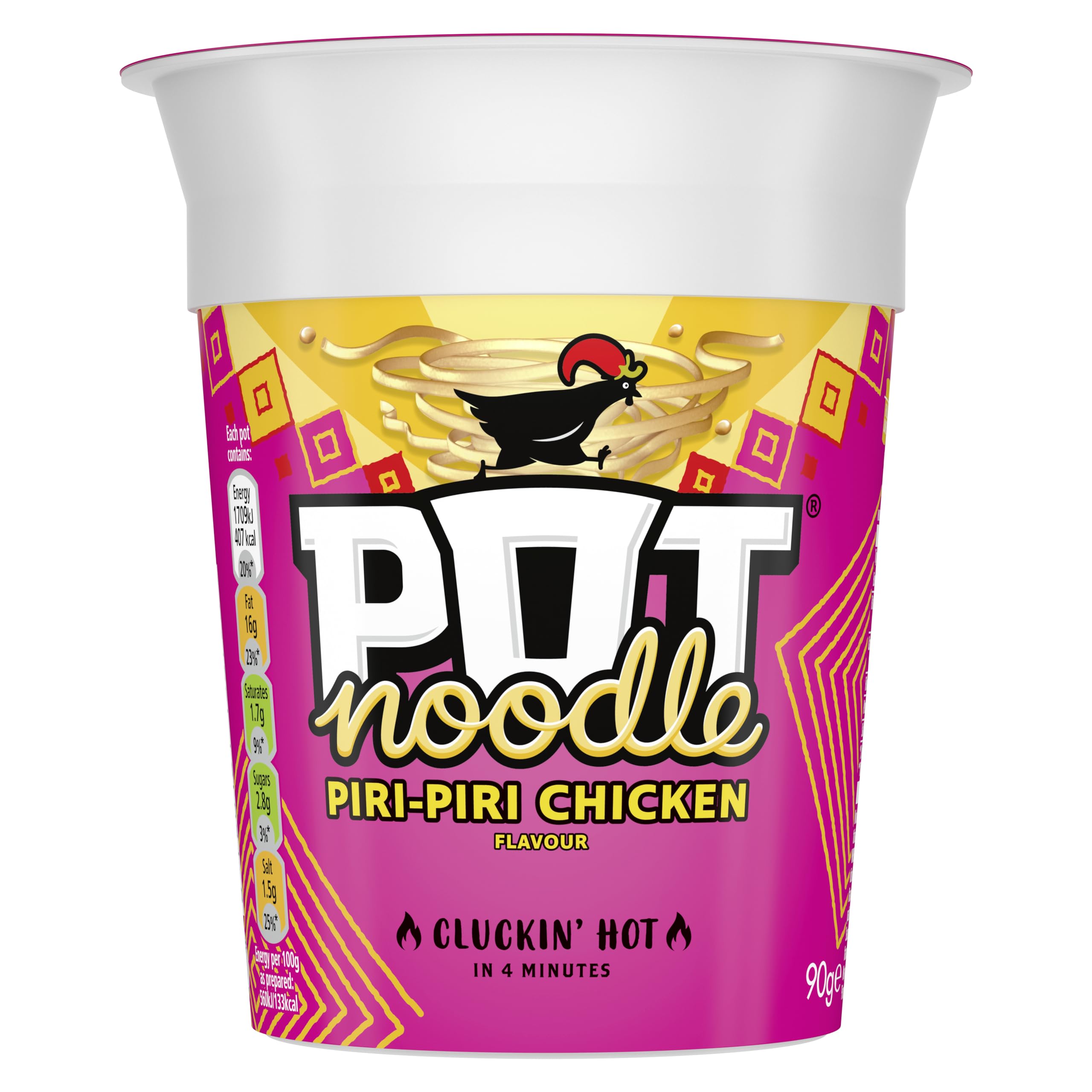 Pot Noodle - Piri-Piri Chicken Instant Noodle Snack, 80g 8