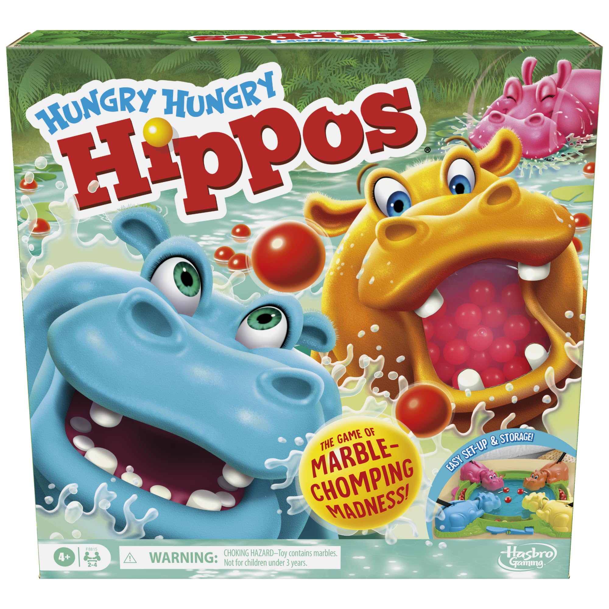 Hasbro Gaming Hungry Hungry Hippos Board Game