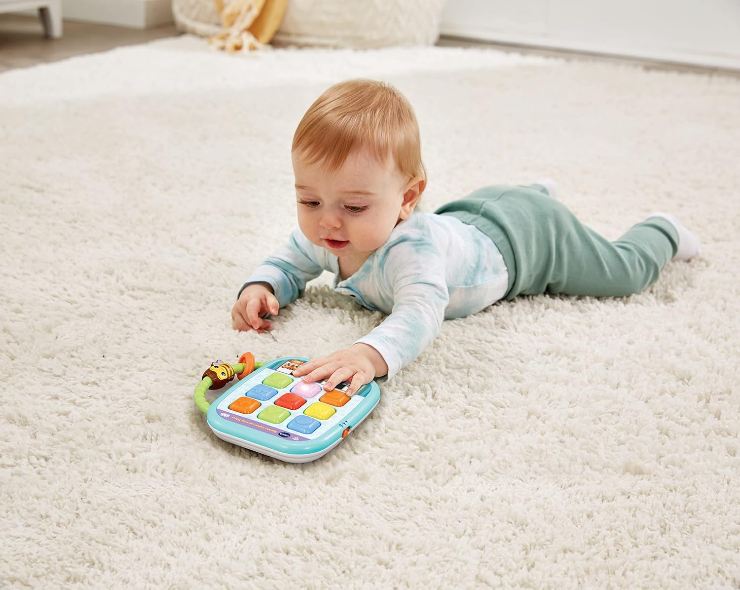VTech Baby Squishy Lights Learning Tablet - Interactive Sensory Toy for 6 Months+ 6