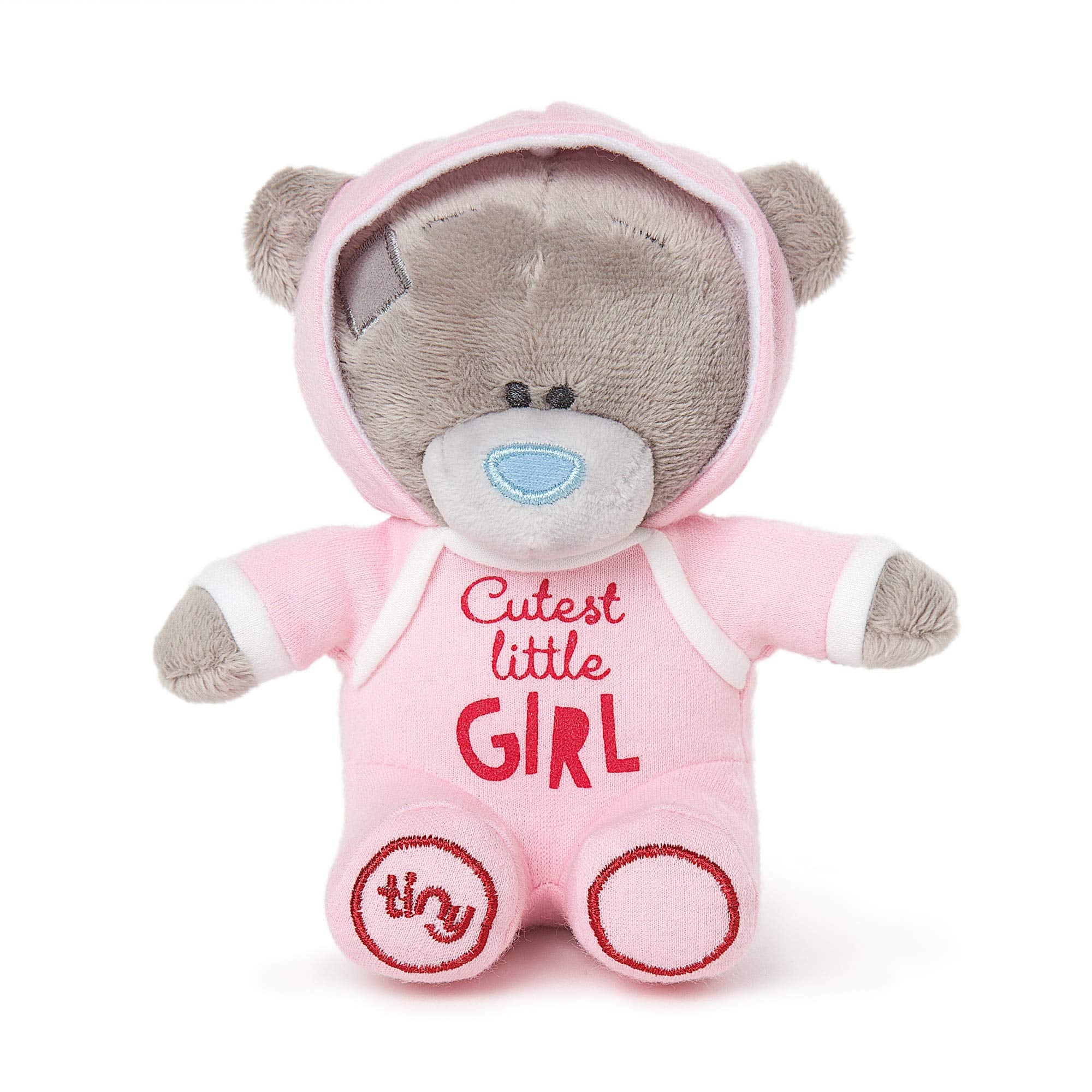 Me to You Tiny Tatty Teddy 'Cutest Little Girl' Bear | 10cm High | Baby Safe | AP492005