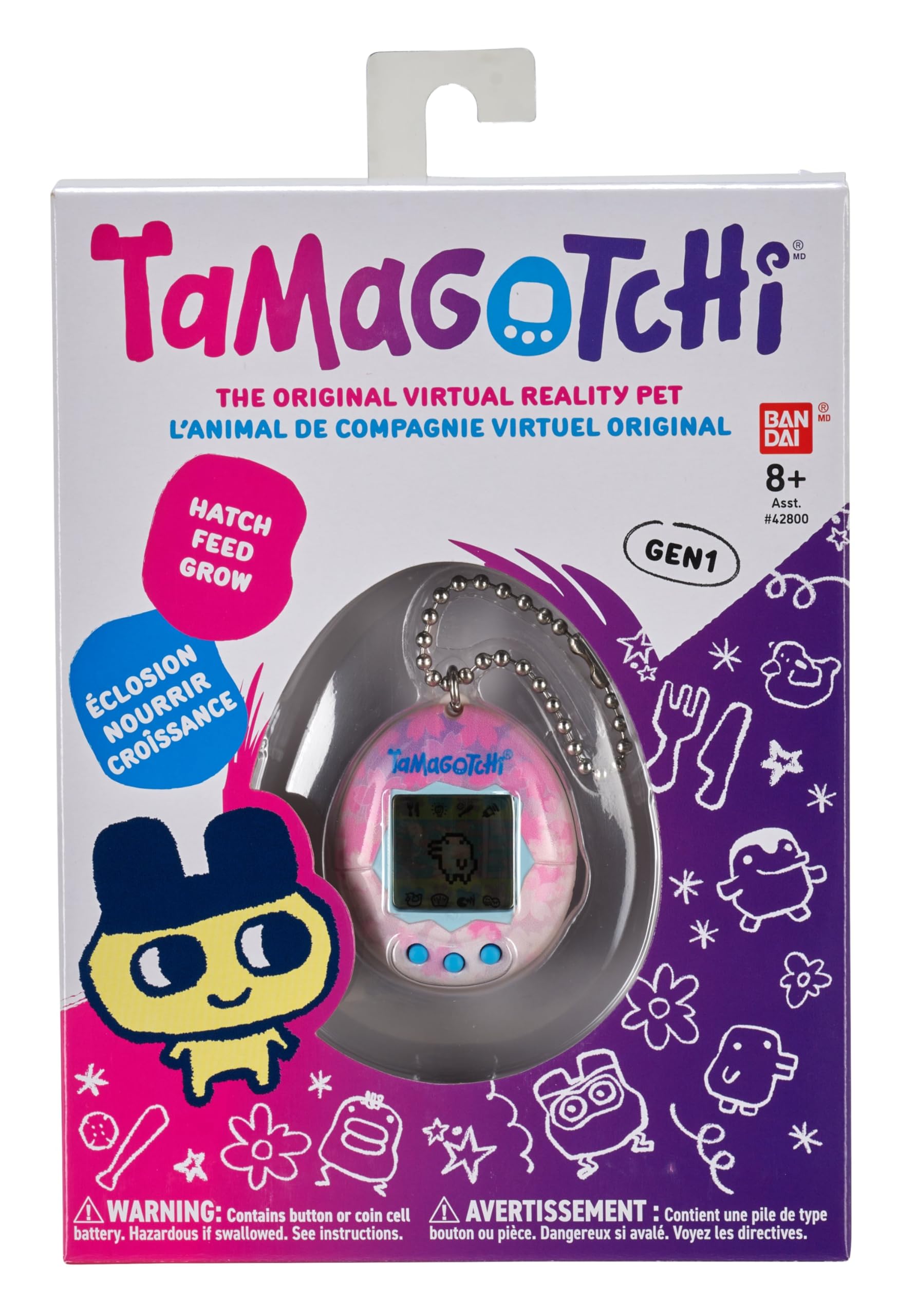 Tamagotchi Original Sakura Digital Pet - Electronic Virtual Pet Toy for Kids 8+ 7