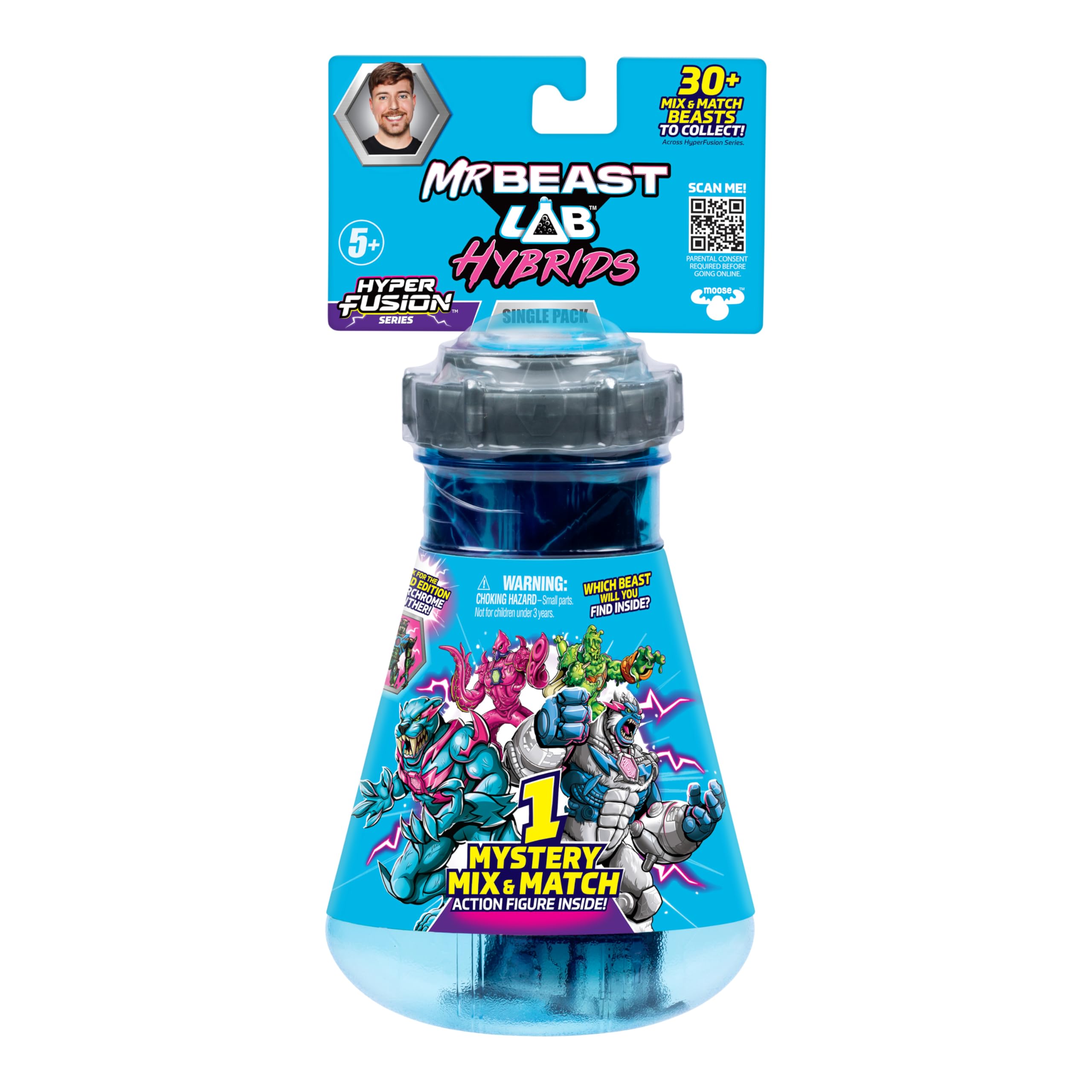 MrBeast Lab Hybrids - Mix & Match Action Figures with Millions of Combinations