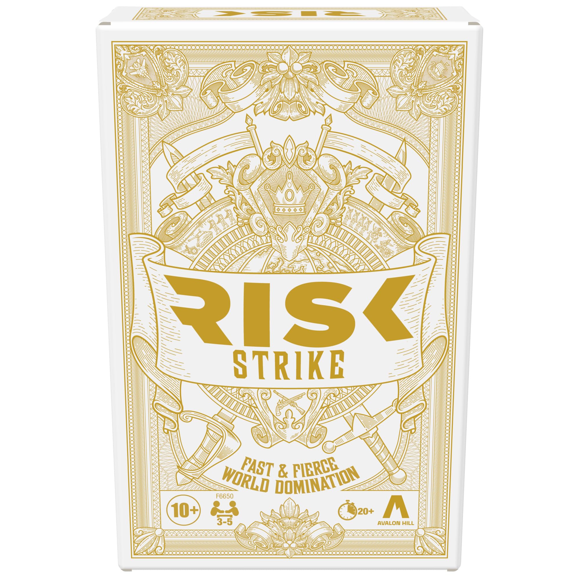 Hasbro Risk Strike Cards and Dice Game, Strategy Card Game for 2-5 Players, Ages 10 and Up