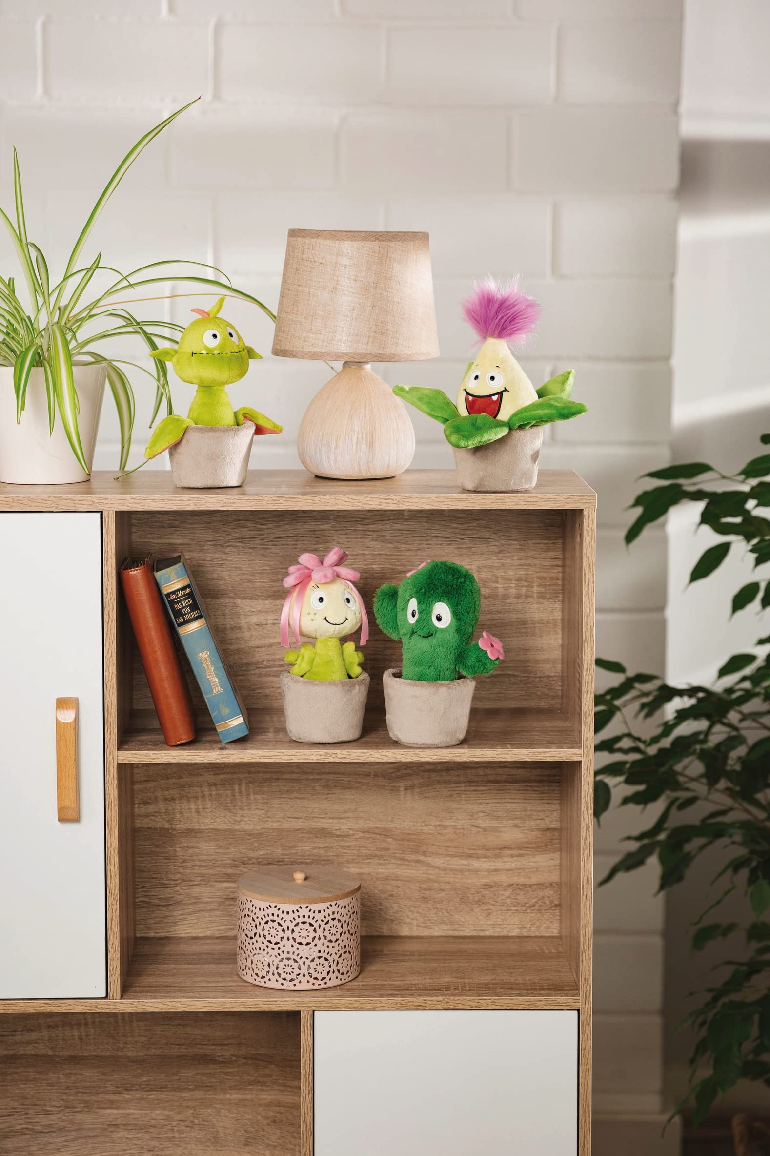 NICI Cuddly Soft Toy Cactus Henriette - 18cm Green Plush Stuffed Animal 7