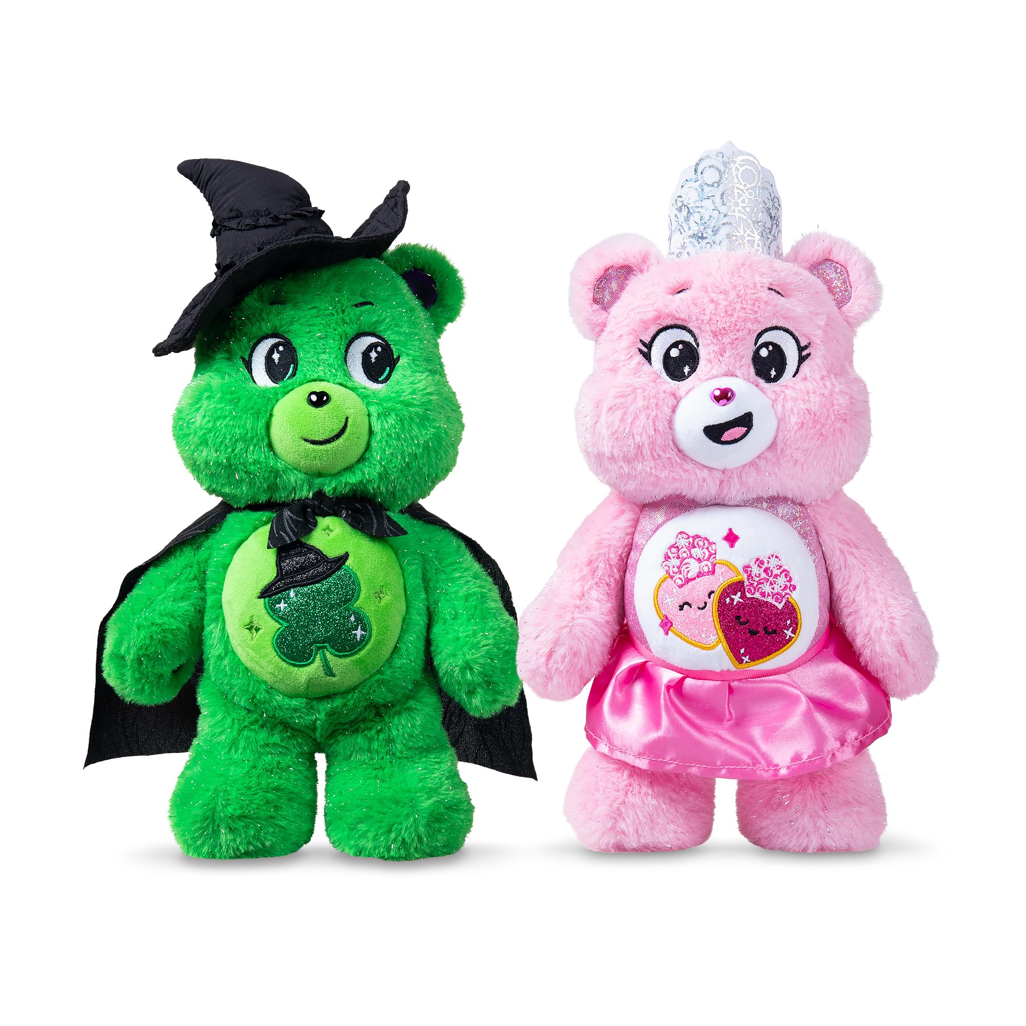 Care Bears x Wicked 2-Pack Plush – Good Luck Bear as Elphaba & Love-A-Lot Bear as Glinda 4