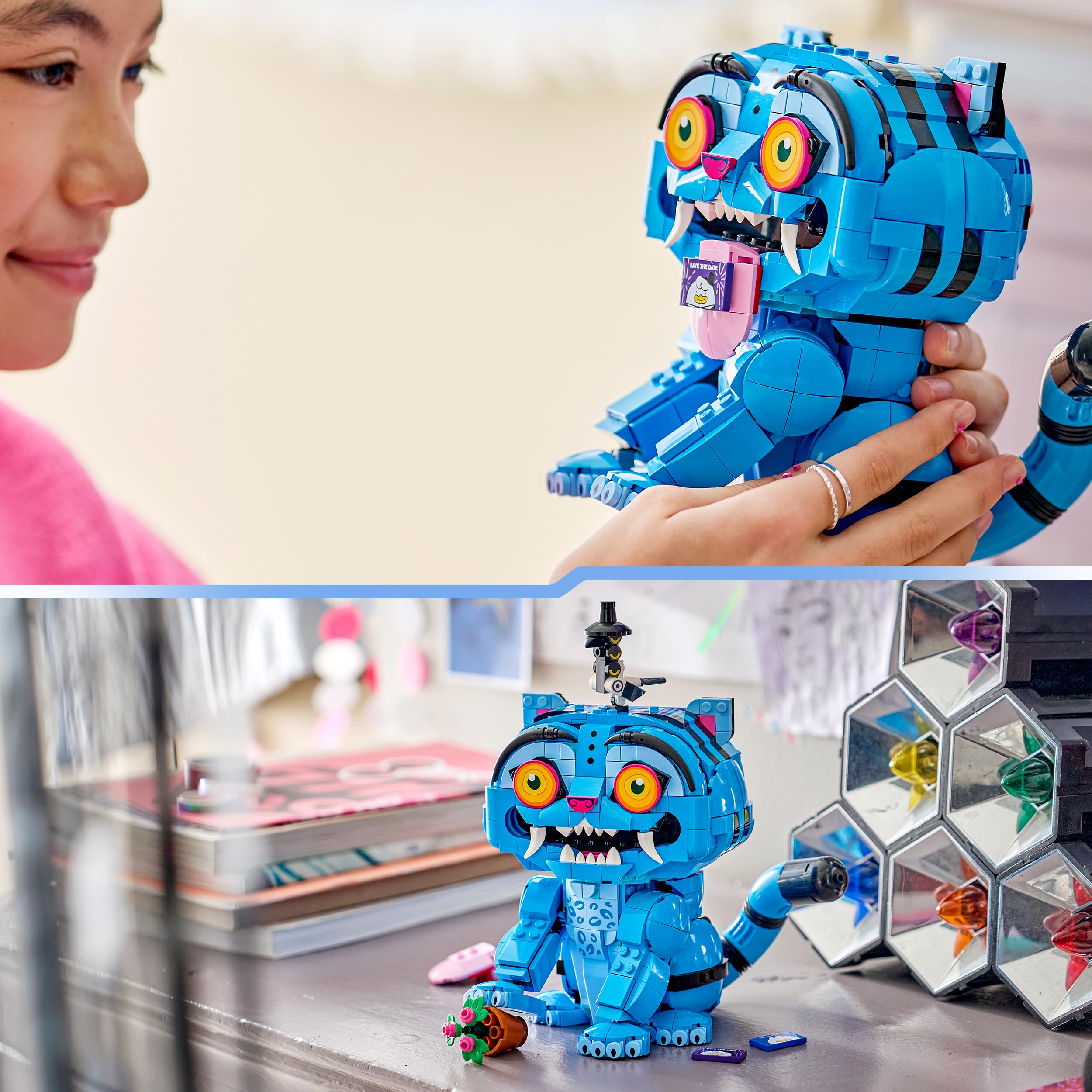 LEGO K-Pop Demon Hunters Derpy Tiger and Sussie Bird Building Set | Ages 9+ | Model 72537 5