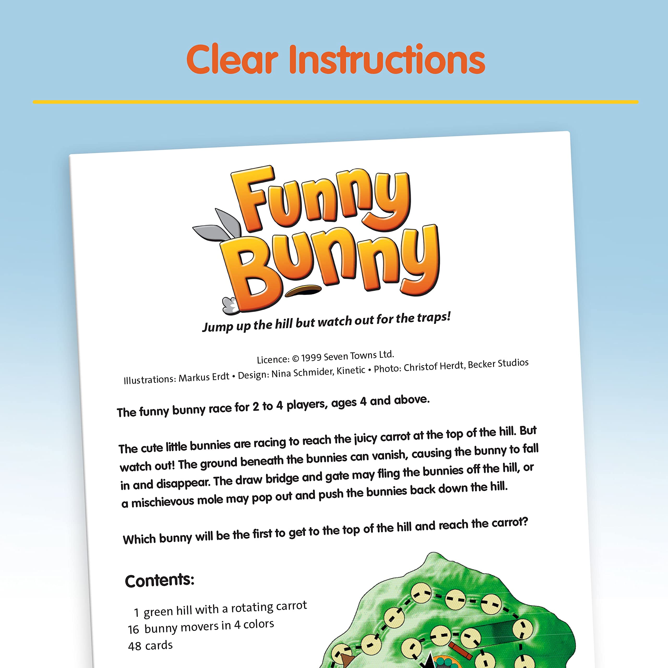 Ravensburger Funny Bunny Board Game for Kids and Families 12