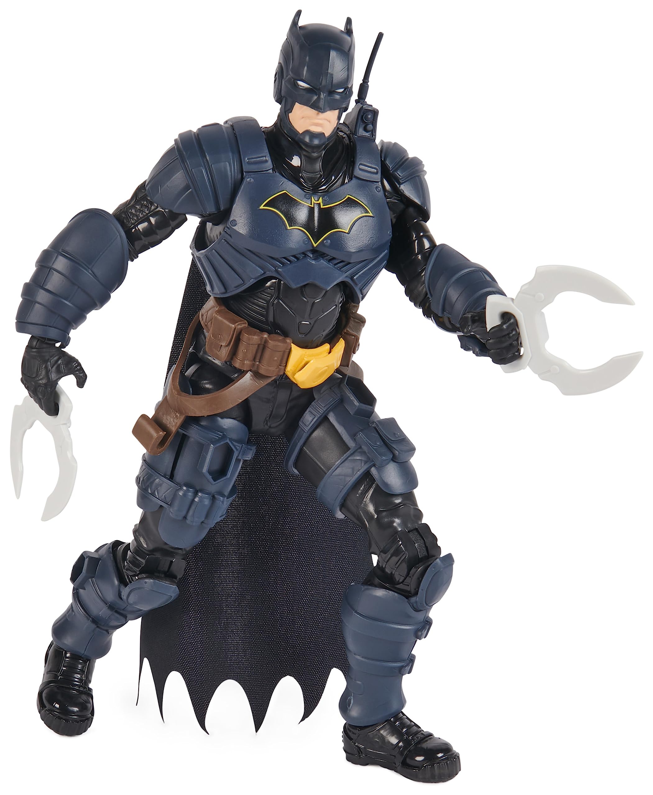 DC Comics Batman Adventures Action Figure with 16 Armor Accessories | 17 Points of Articulation