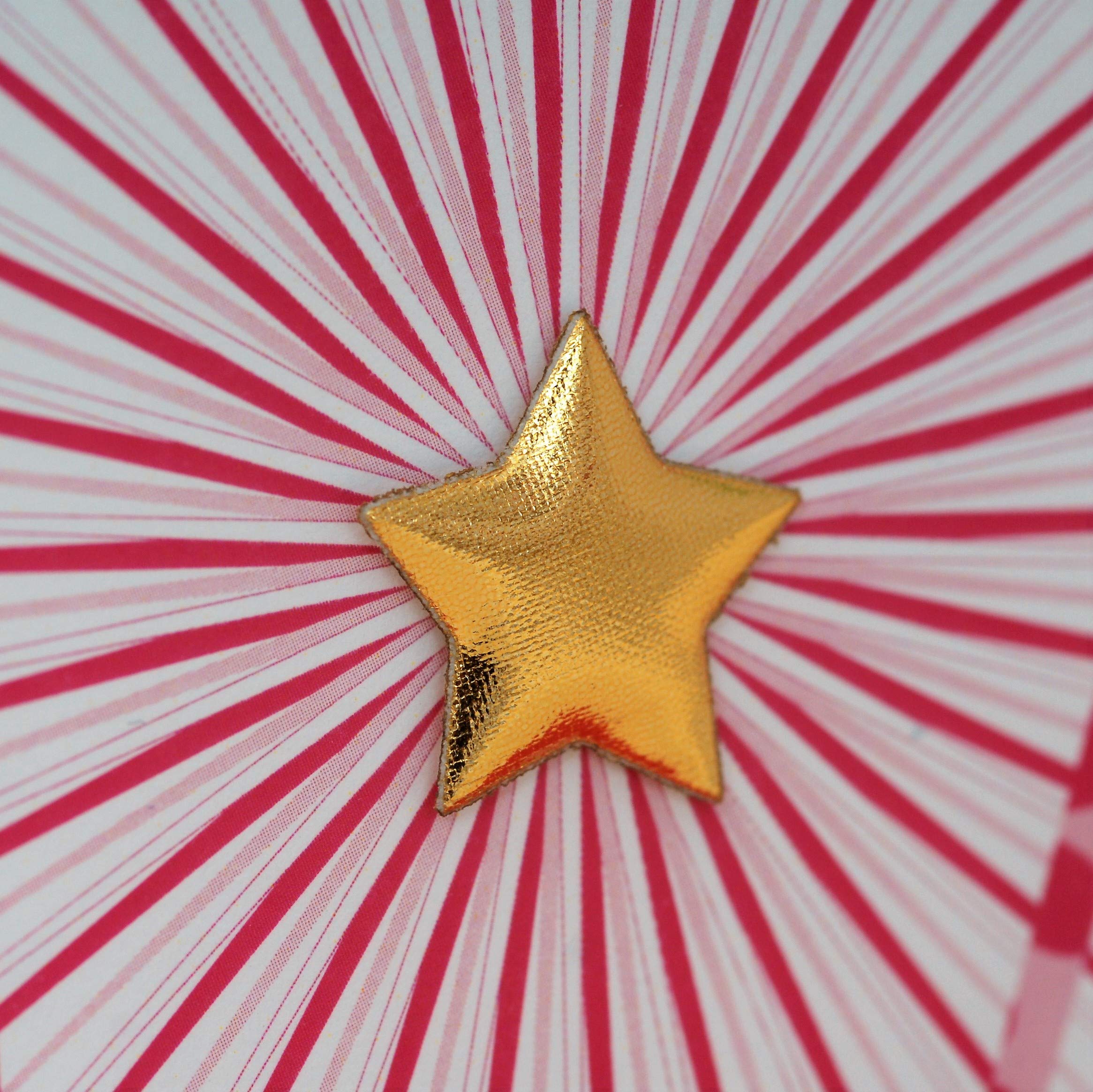 Claire Giles Greeting Cards 17th Birthday Card for Girls | 150x150mm Pink Card with Gold Padded Star 2