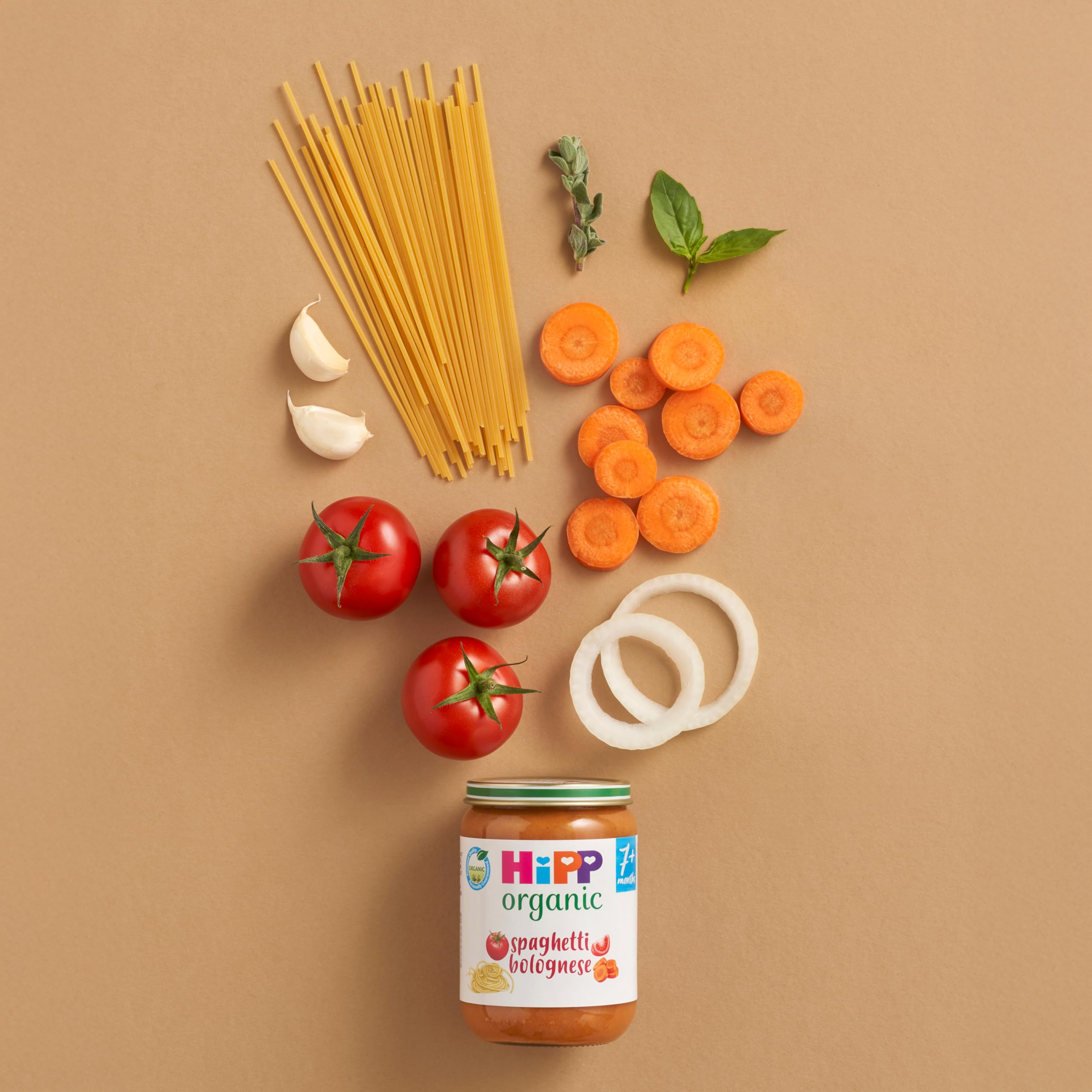 HiPP Organic Spaghetti Bolognese Baby Food Jar - 7+ Months, 190g (Pack of 6) 3