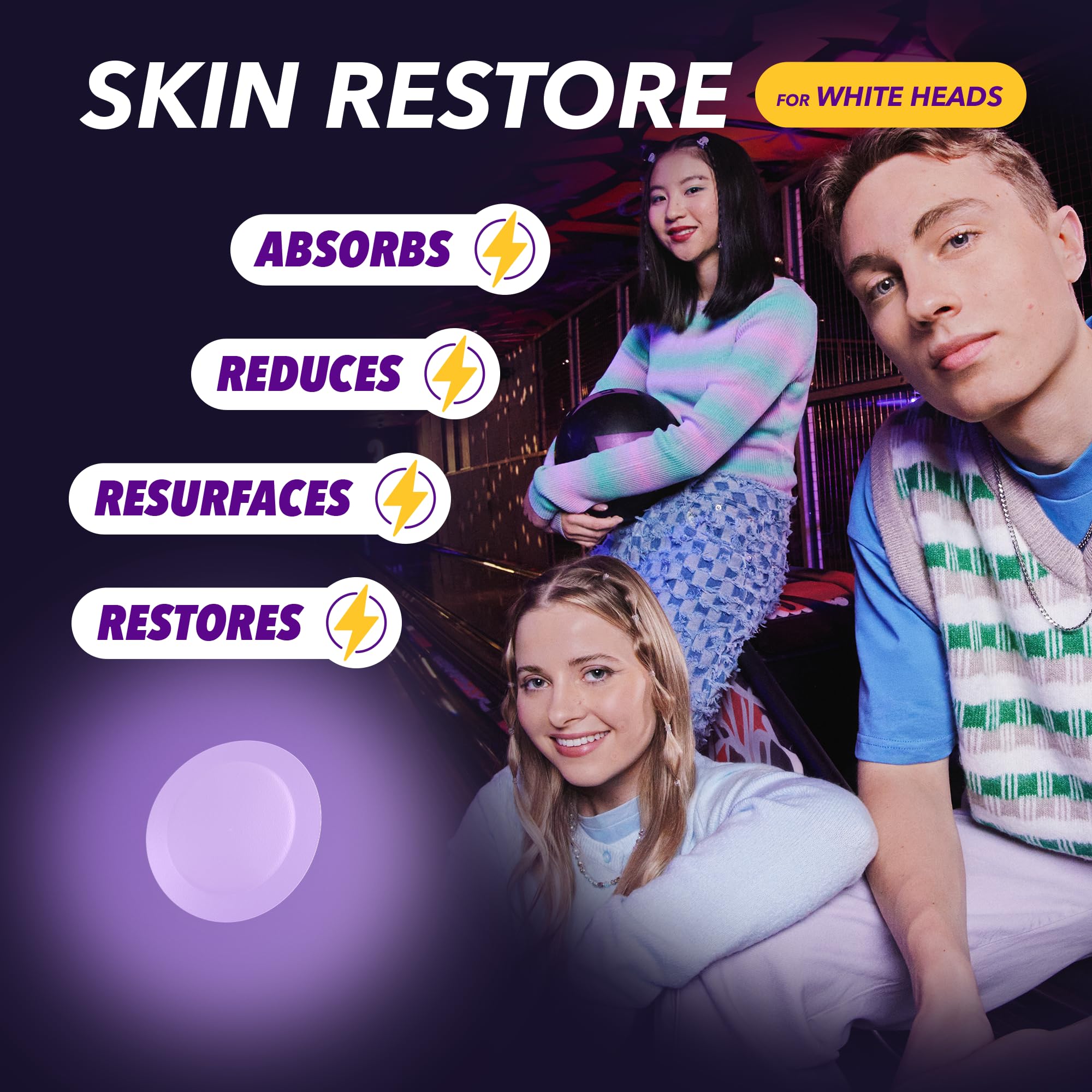 Acnecide - Purifide Skin Restore Pimple Patches (Hydrocolloid Spot Treatment) 6