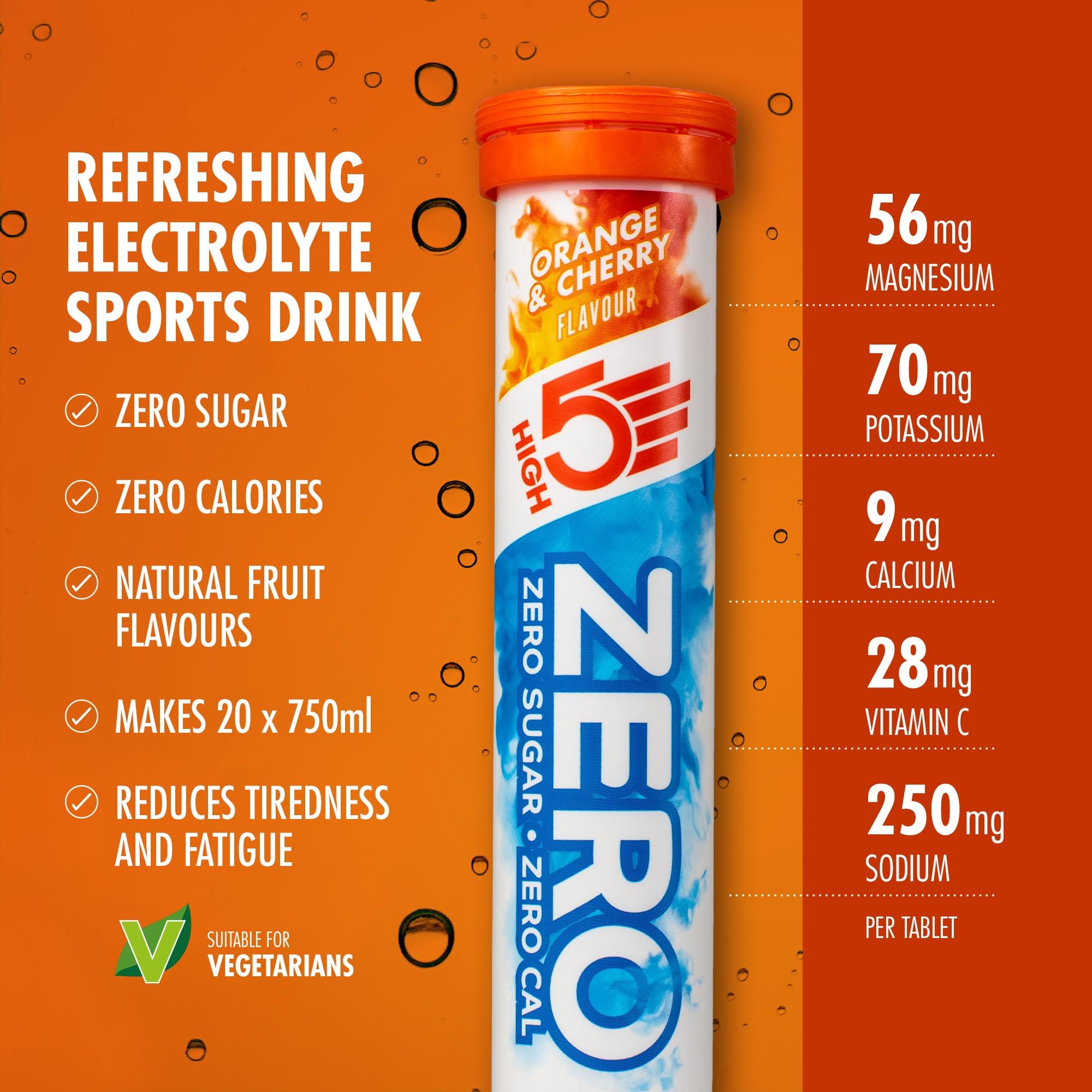 HIGH5 Zero Electrolyte Tablets - Sugar-Free Hydration with Vitamin C | 20 Count Tube 2