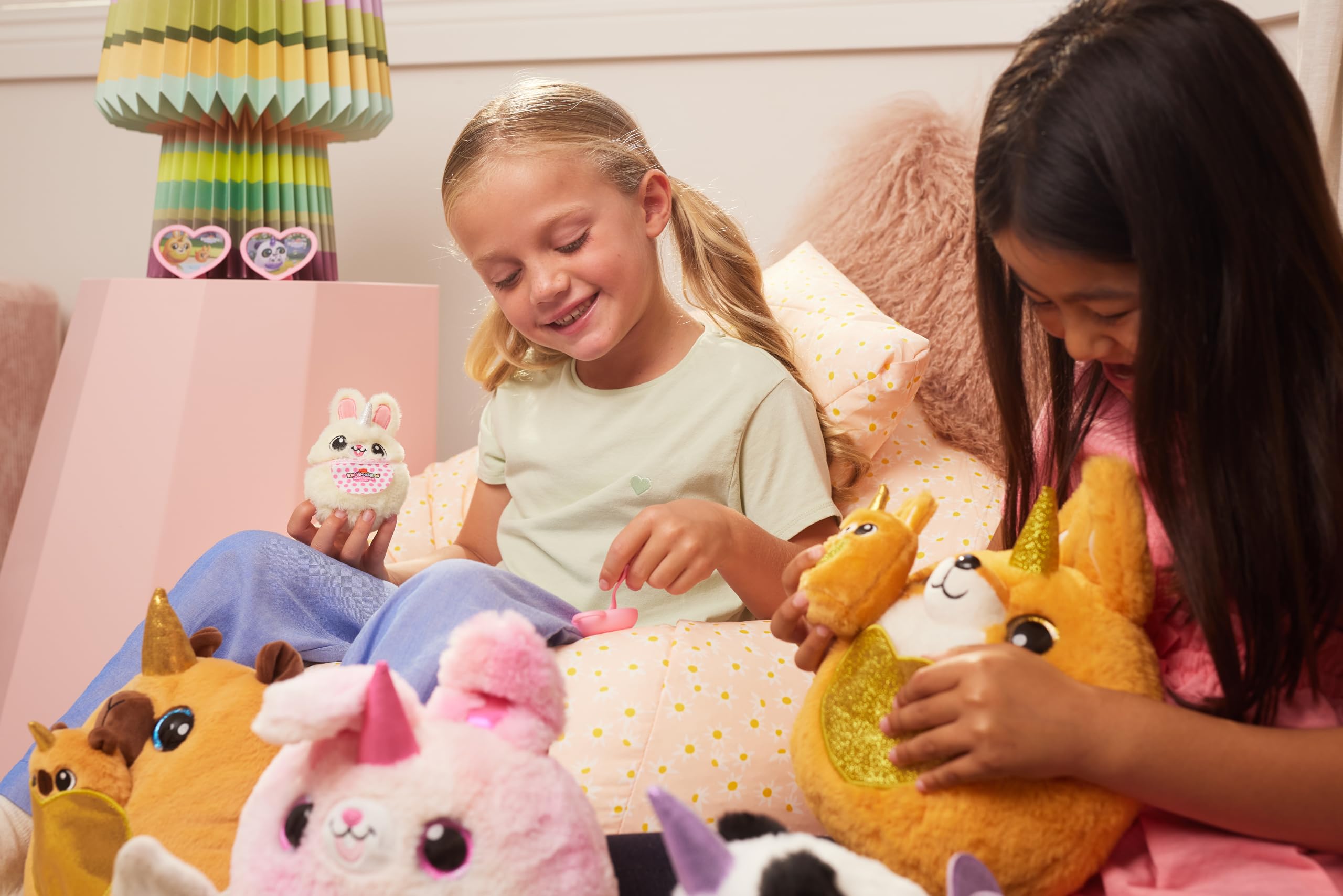 Rainbocorns Mamacorn Surprise by ZURU - Collectible Plush Toy with 30+ Surprises for Girls 3+ 4