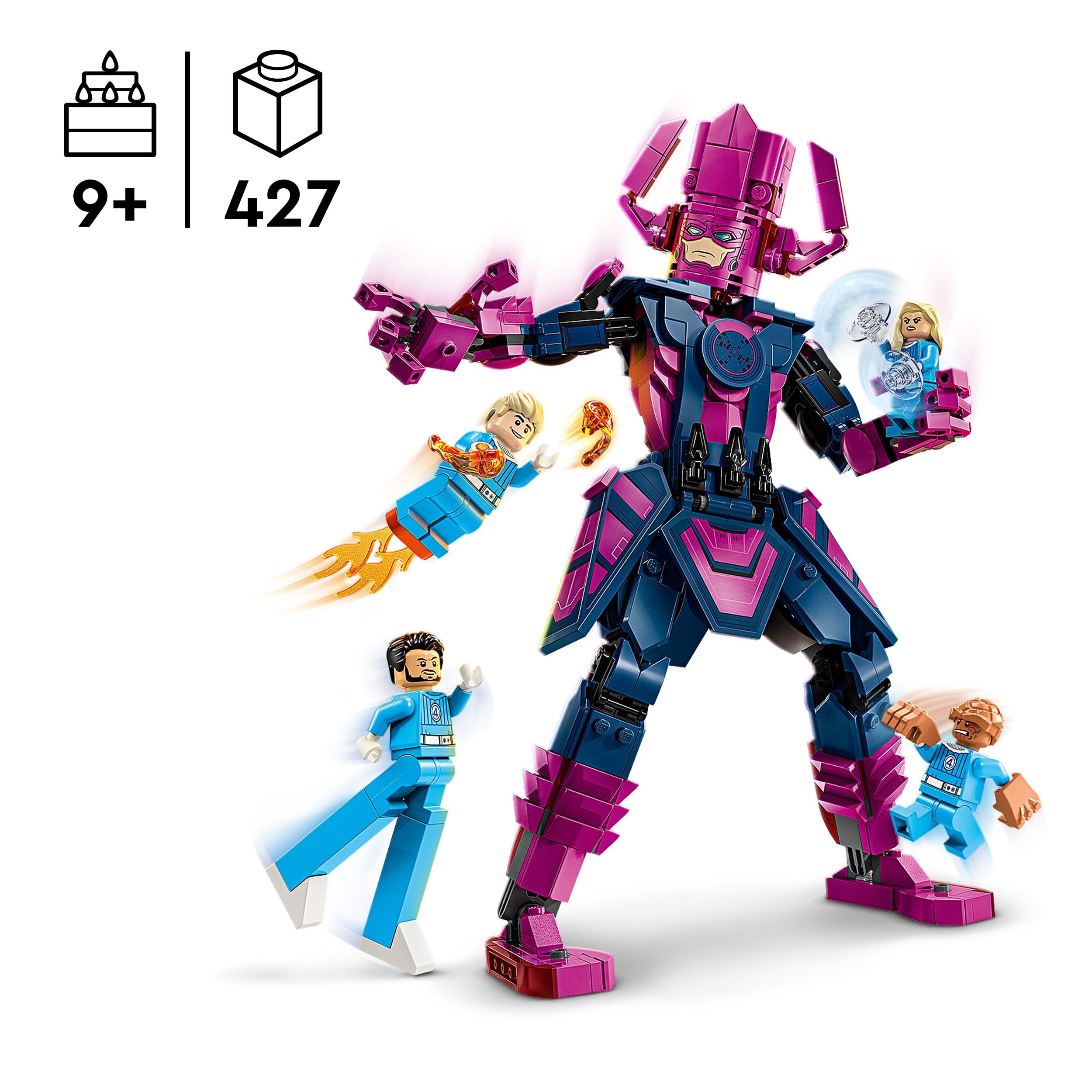 LEGO Marvel Fantastic Four vs. Galactus Construction Figure - Building Toy Set for Ages 9+ 7