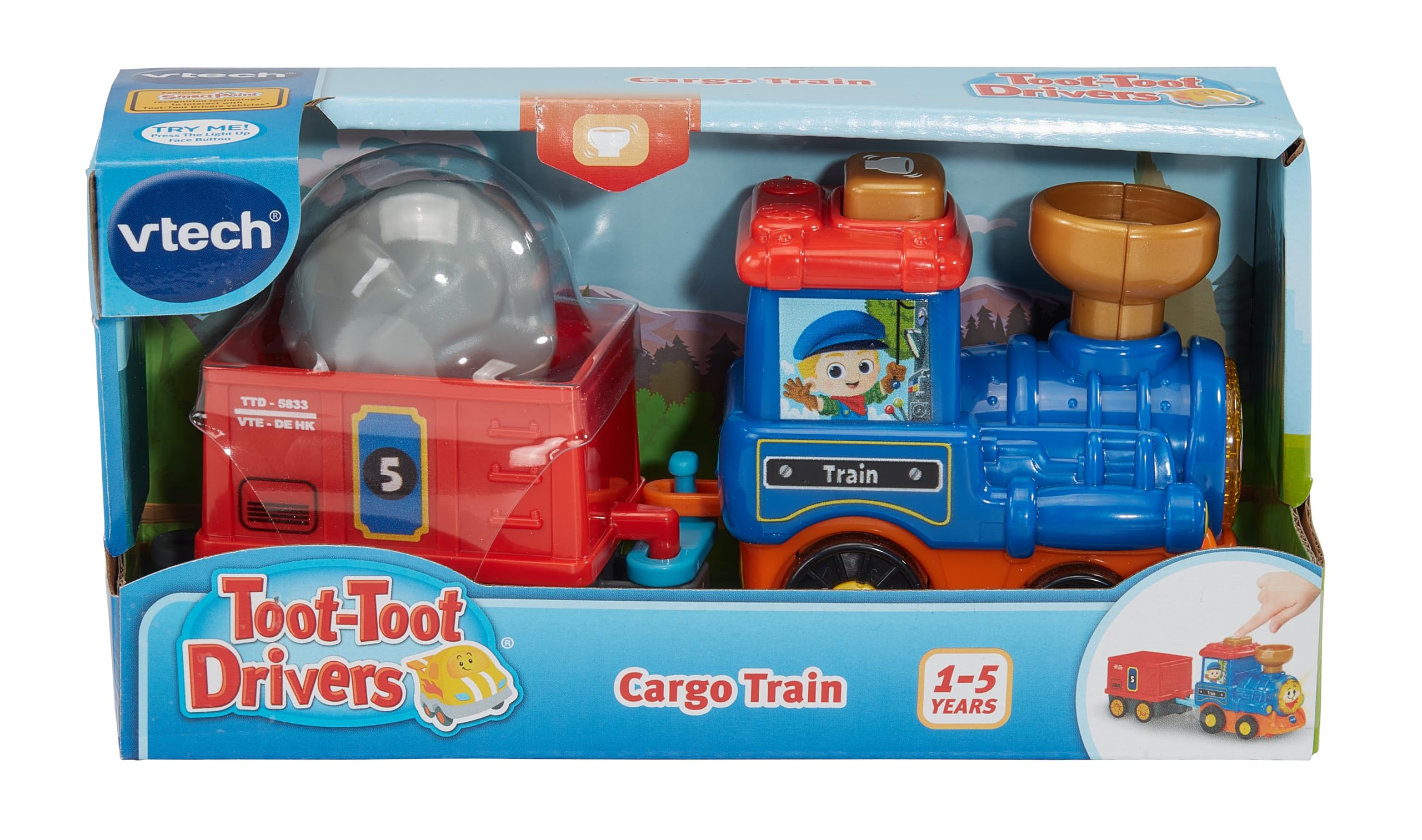 VTech Toot-Toot Drivers Cargo Train - Interactive Musical Toy for Toddlers 1-5 Years 8