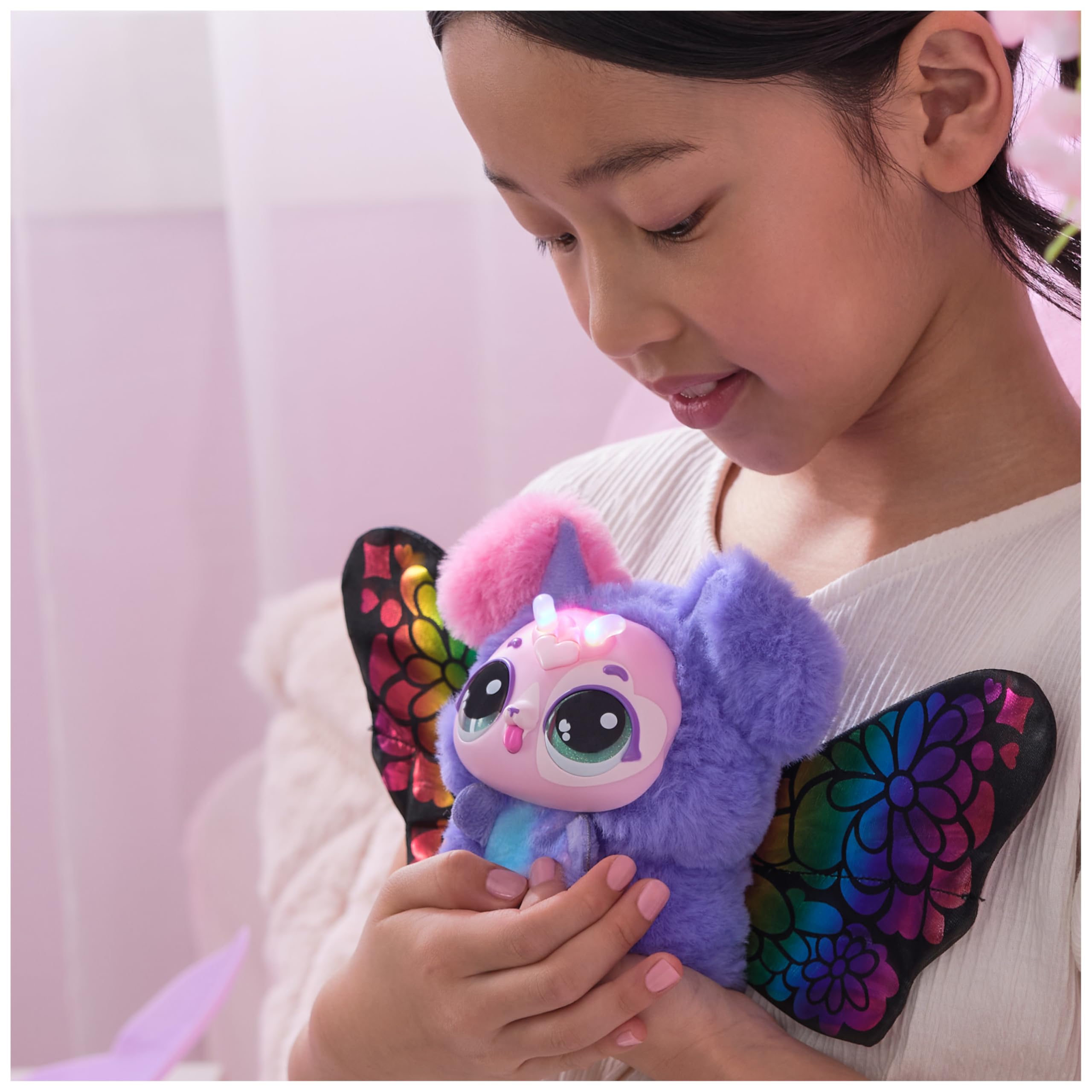 HATCHIMALS Bloomables Puppyfly Surprise Interactive Toy with Flower and Accessories 8