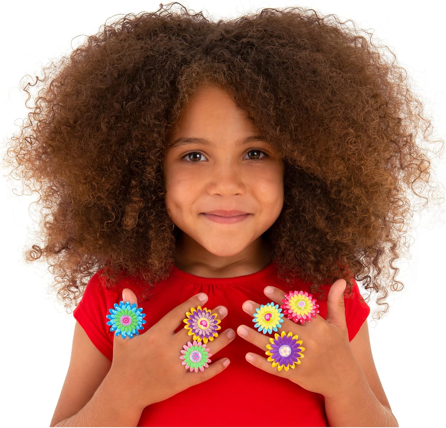 Galt Flower Rings Craft Kit - 12 Fab Flower Rings for Kids Ages 6+ 9